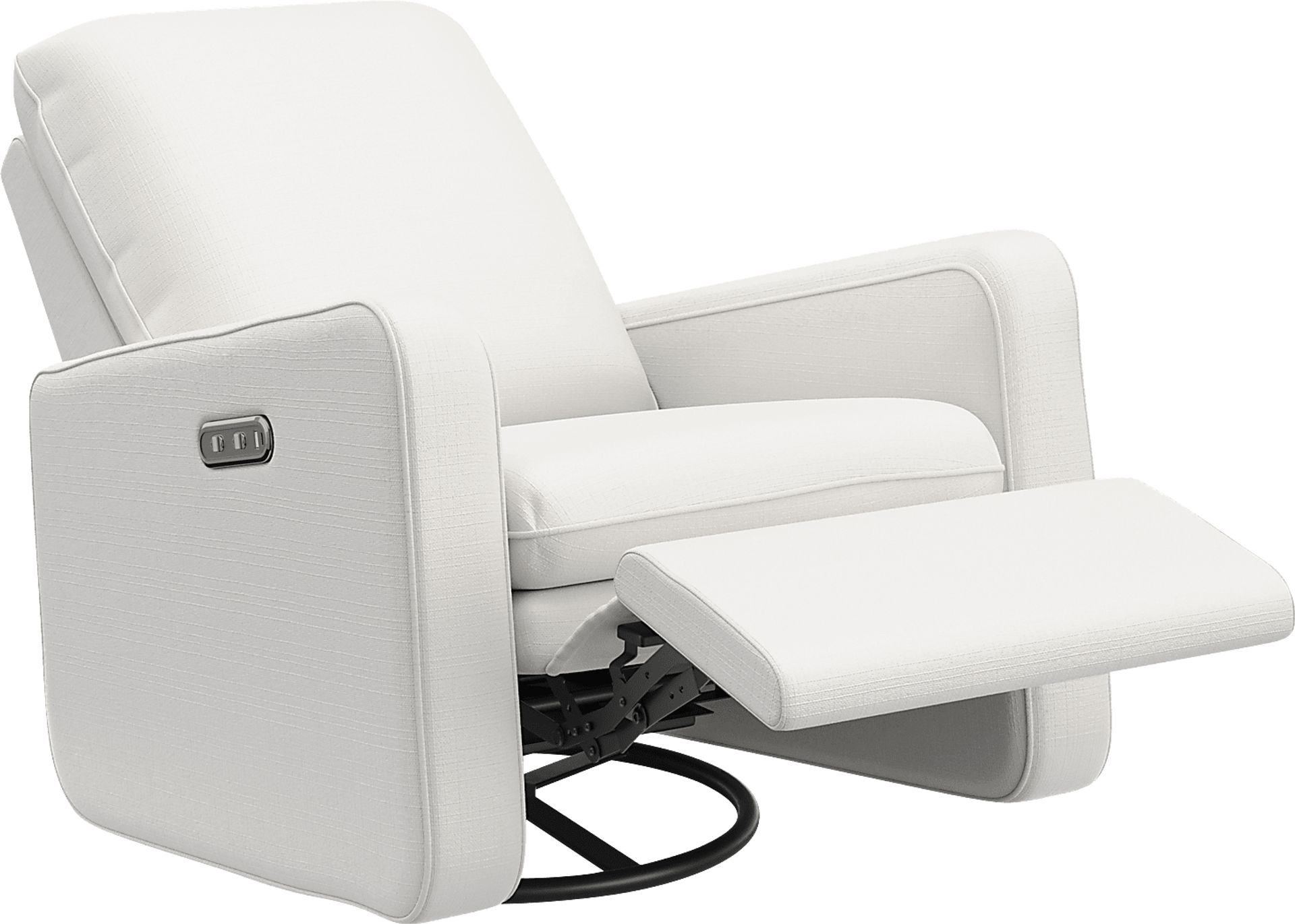 Nursery Elysiu Ivory Swivel Glider - Image 13