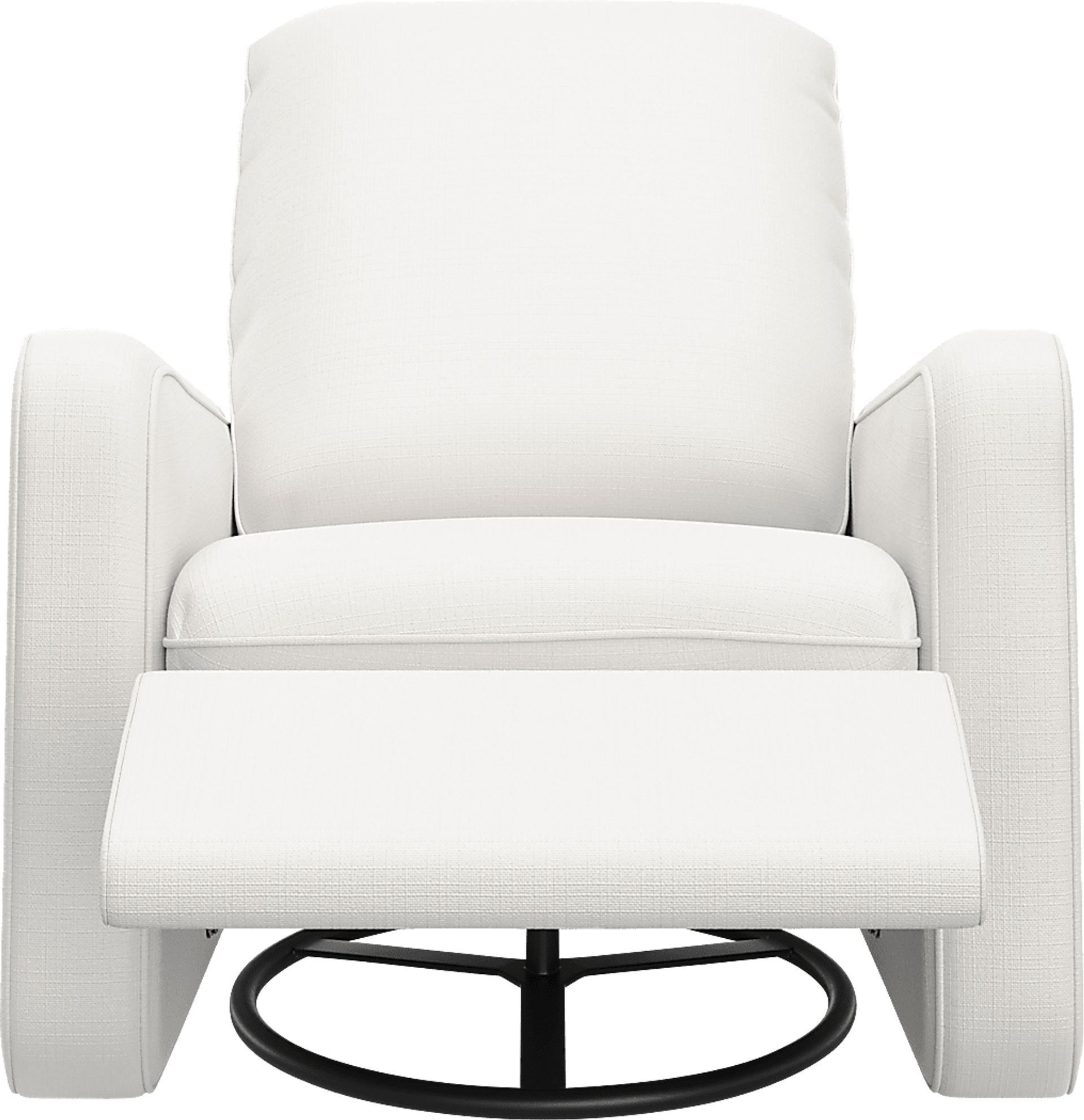 Nursery Elysiu Ivory Swivel Glider - Image 14