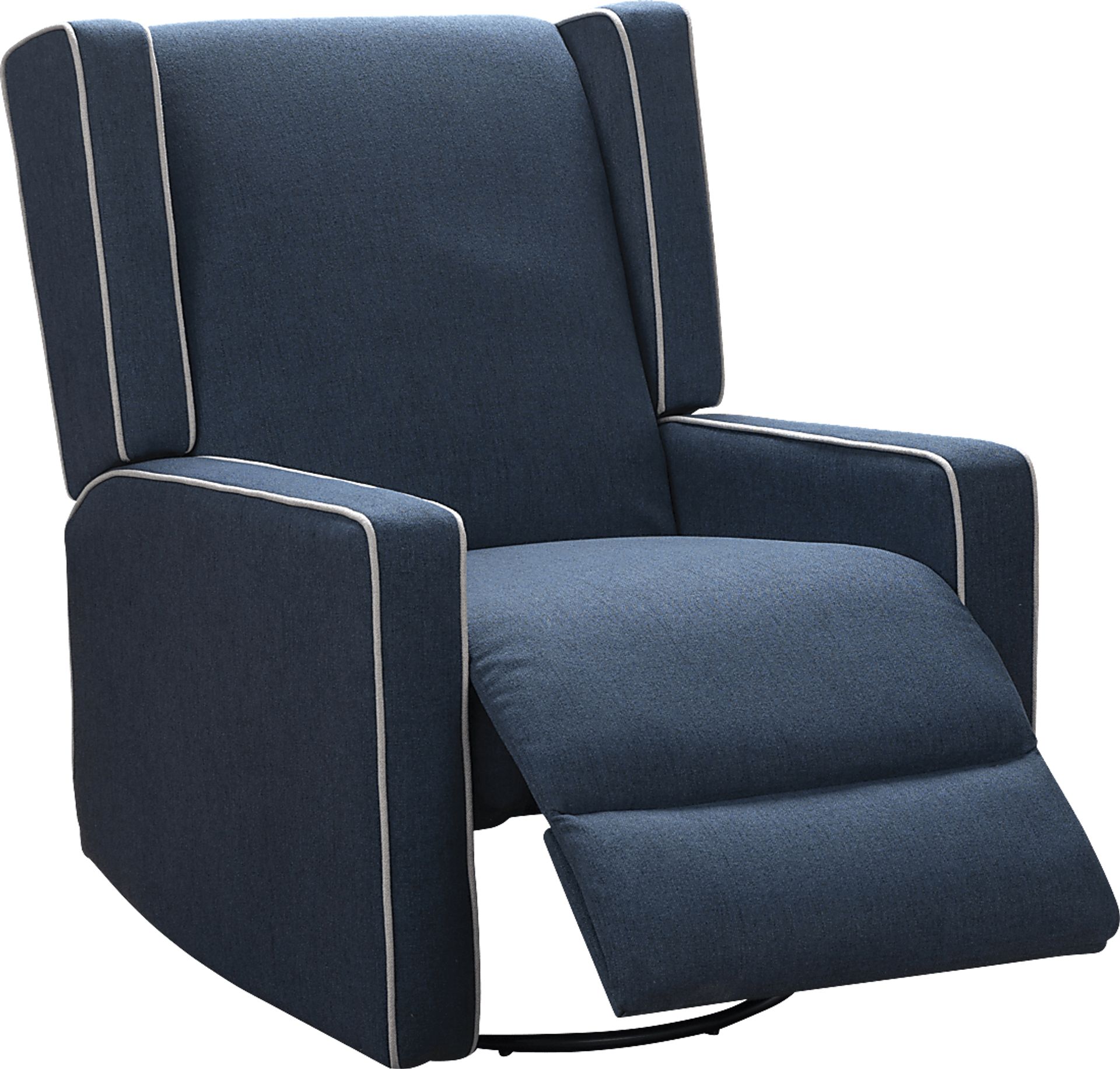 Nursery Enchanted Slumber Ocean Swivel Rocker Recliner - Image 1