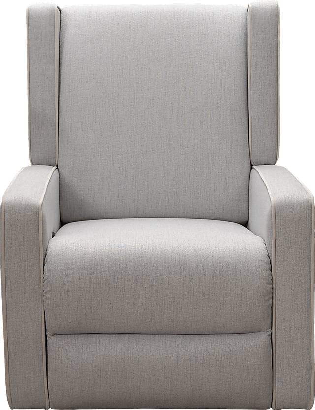 Nursery Enchanted Slumber Silver Swivel Rocker Recliner - Thumbnail - Image 2