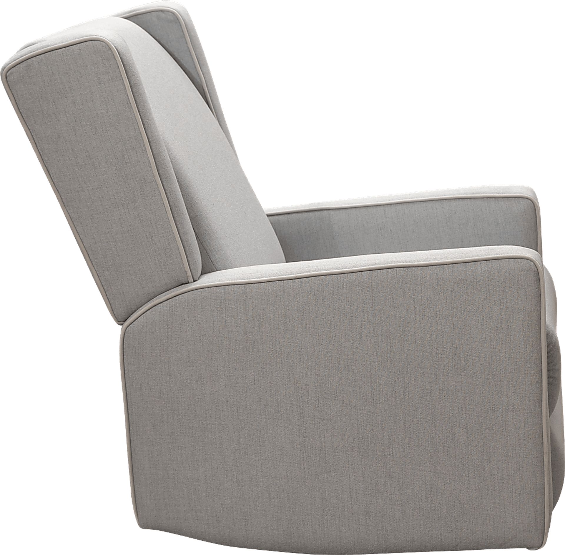 Nursery Enchanted Slumber Silver Swivel Rocker Recliner - Image 3