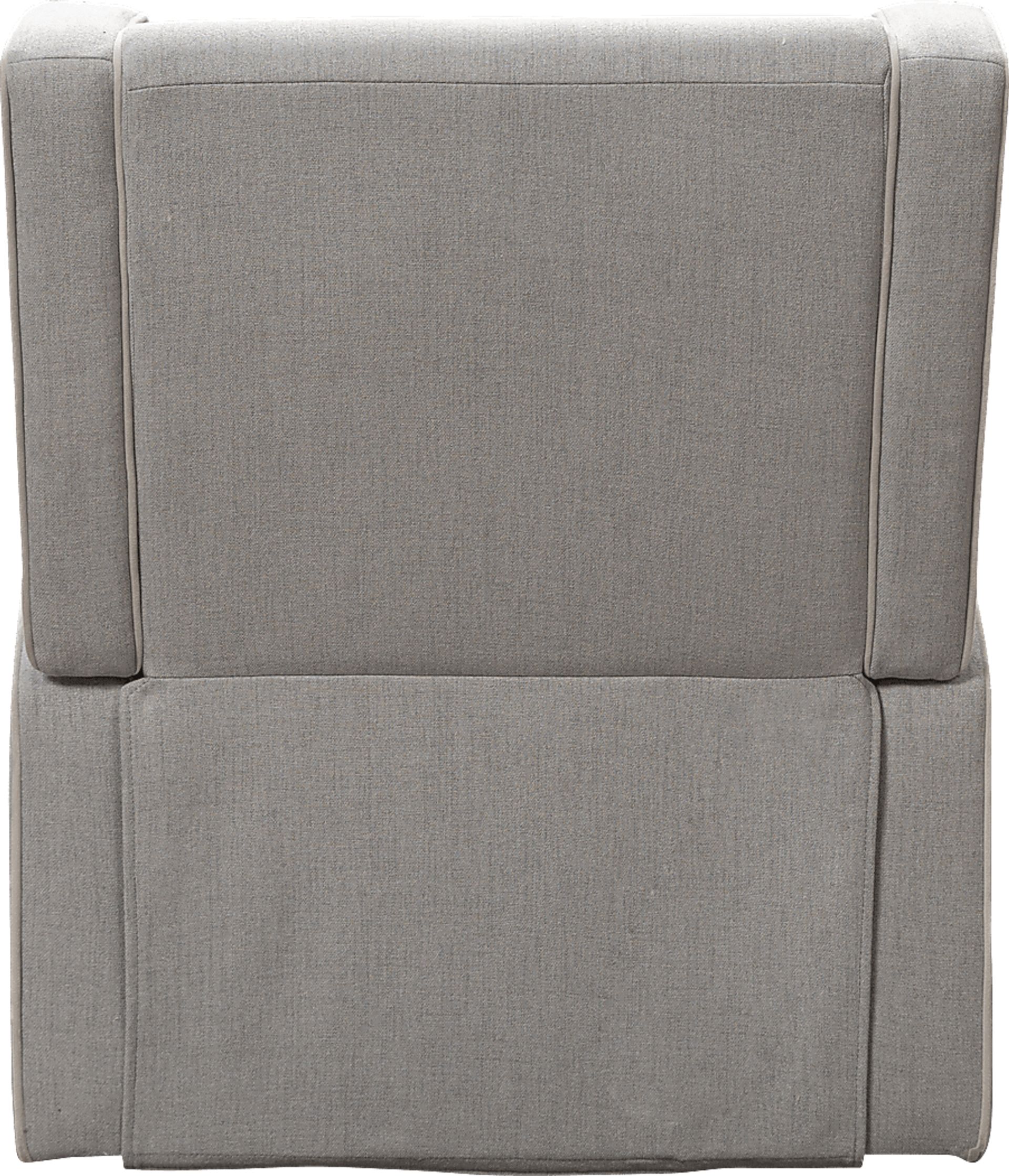 Nursery Enchanted Slumber Silver Swivel Rocker Recliner - Image 4
