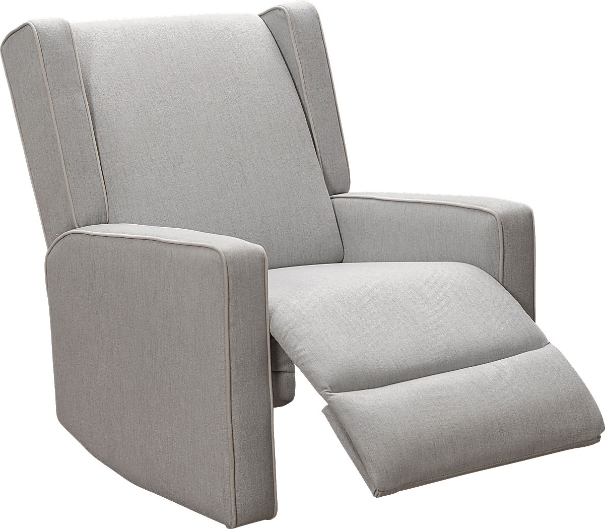 Nursery Enchanted Slumber Silver Swivel Rocker Recliner Rooms To Go