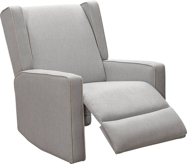 Nursery Enchanted Slumber Silver Swivel Rocker Recliner - Thumbnail - Image 1