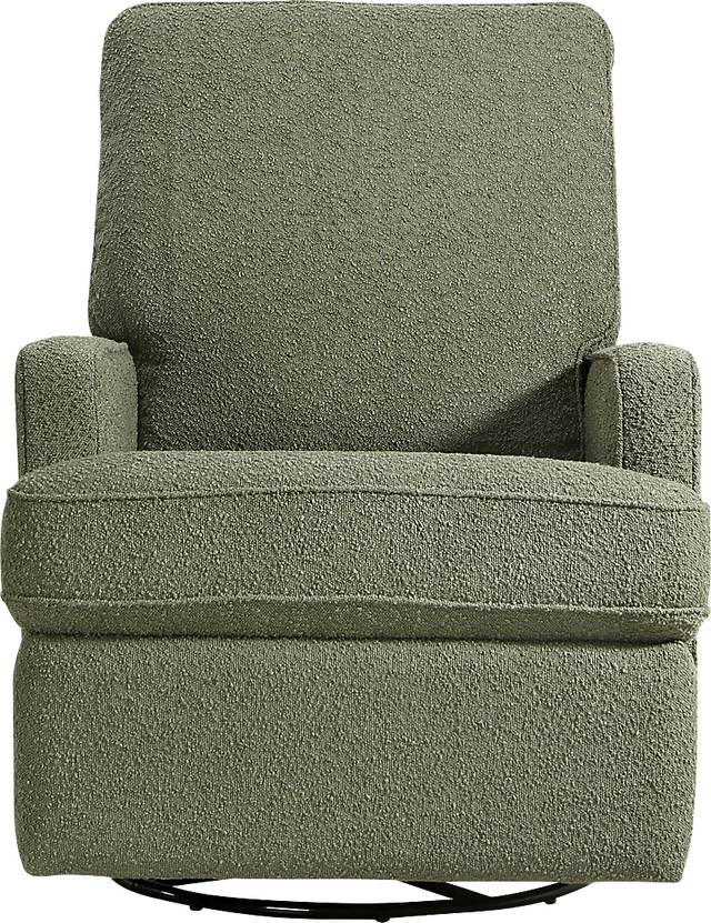 Nursery Esnyx Green Swivel Recliner - Thumbnail - Image 3