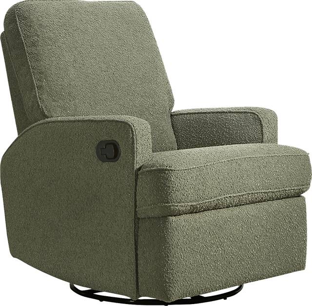 Nursery Esnyx Green Swivel Recliner - Thumbnail - Image 1