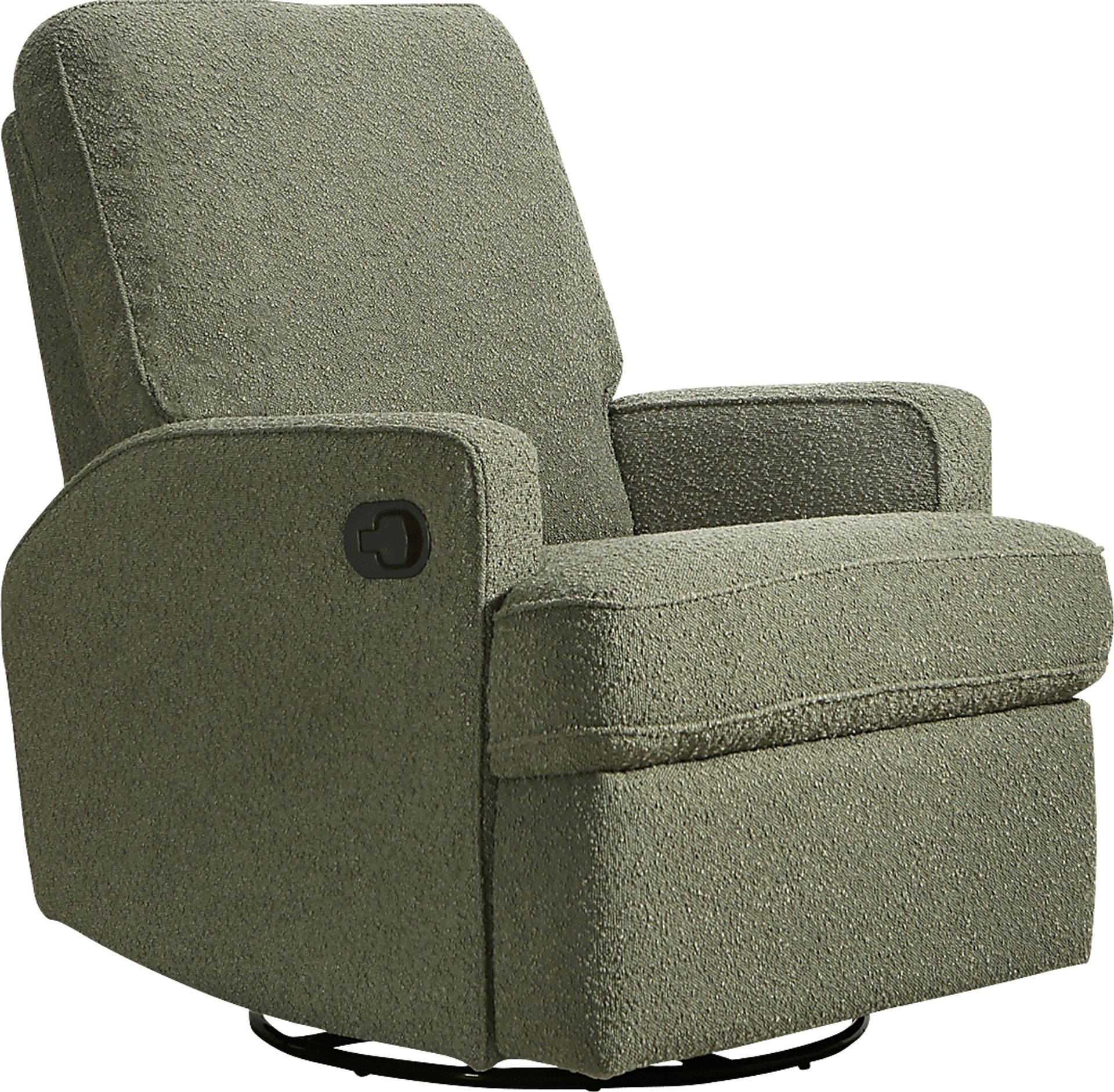 Nursery Esnyx Green Swivel Recliner - Image 1
