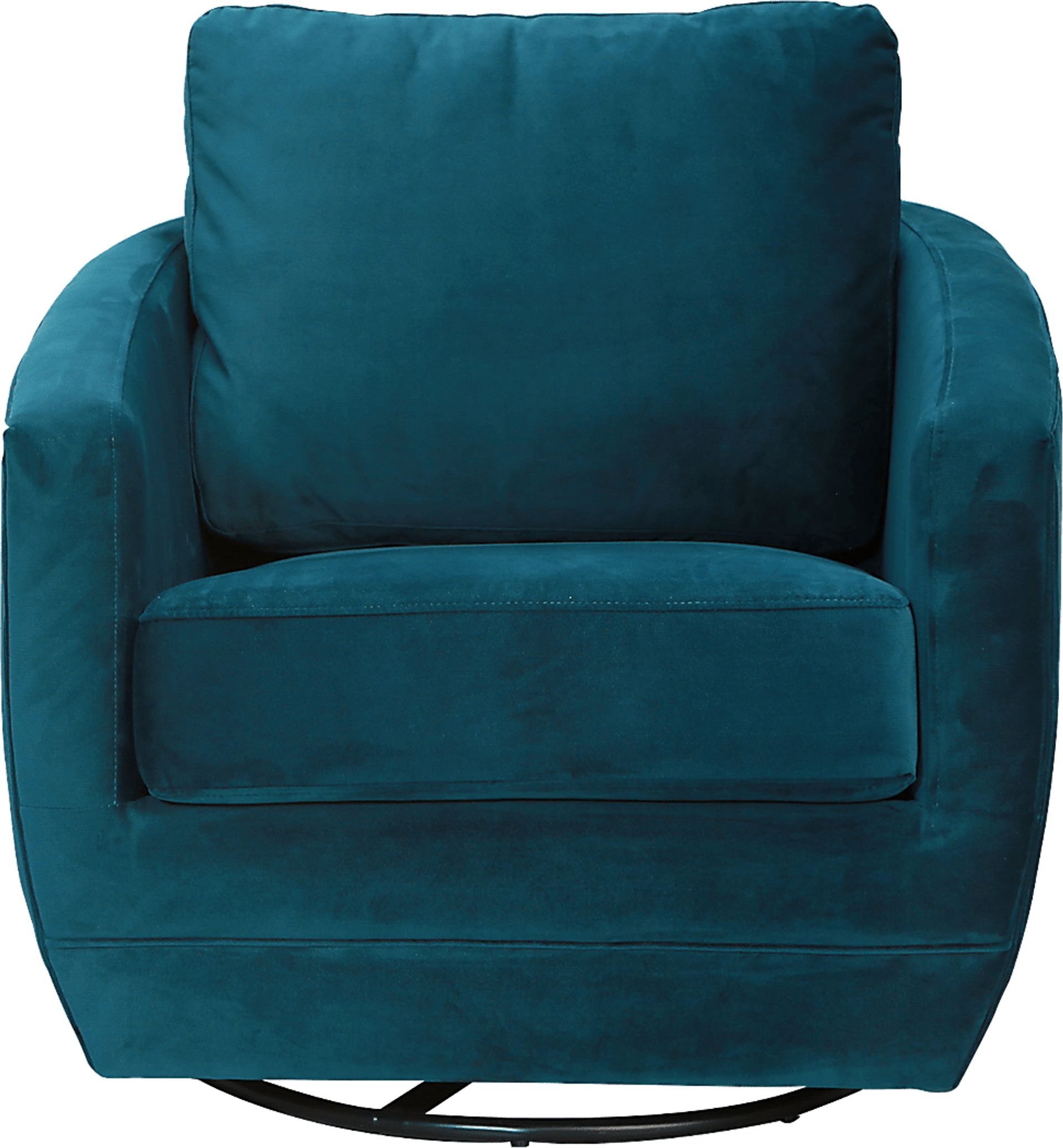 Nursery Eufemia Teal Swivel Glider - Image 2