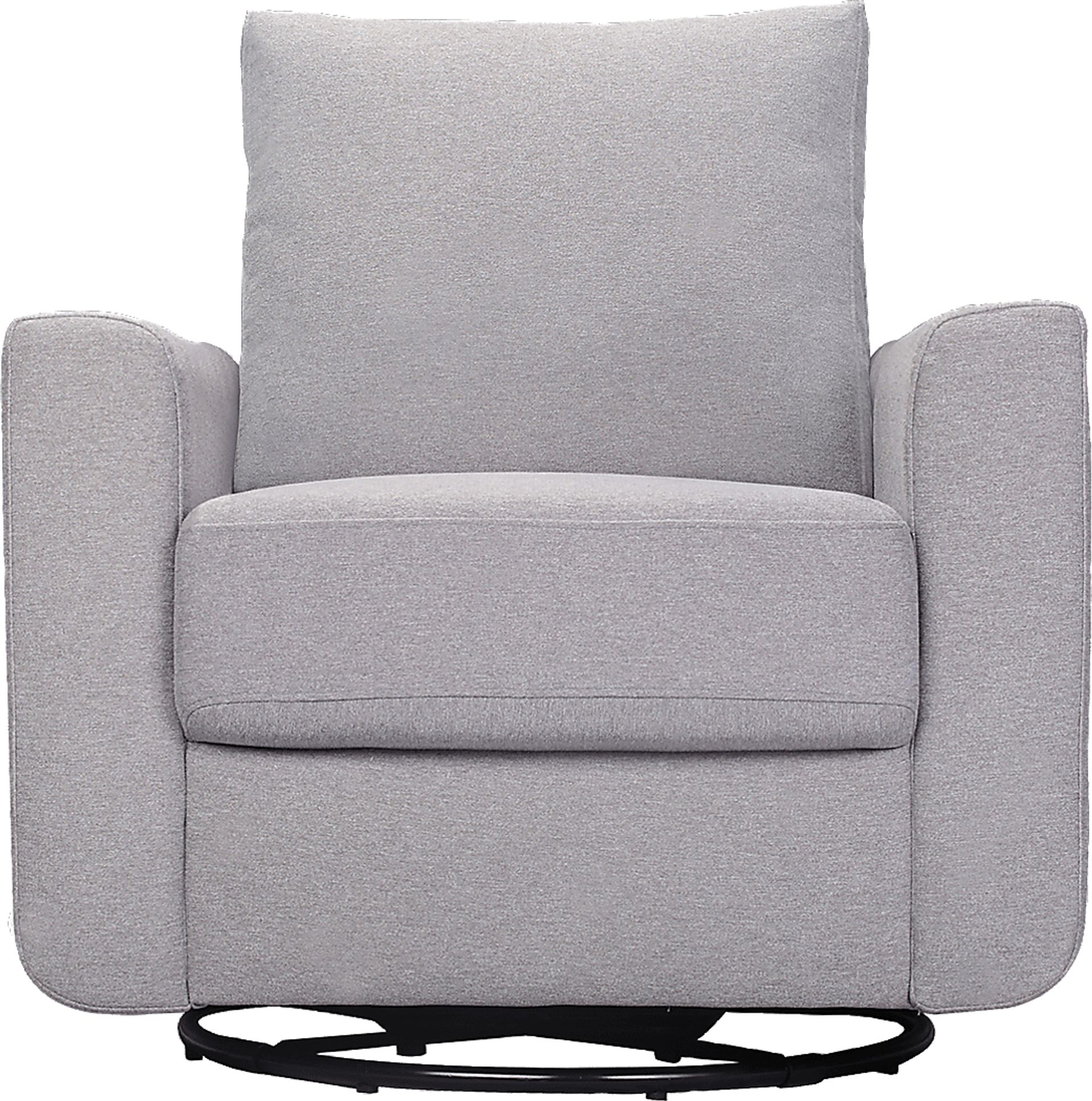 Nursery Harmony Fields Gray Swivel Glider - Image 3