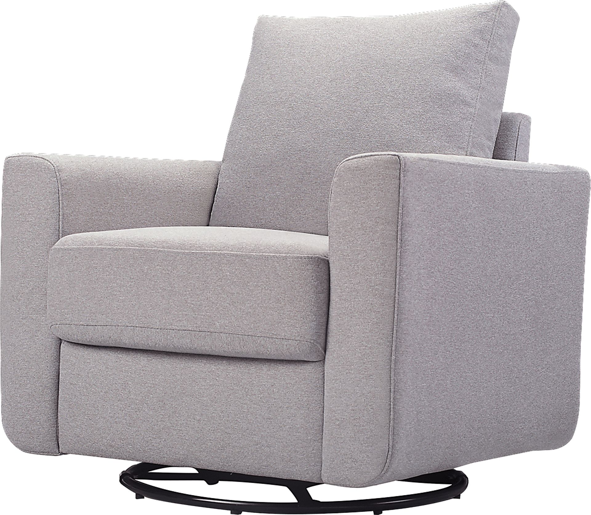 Nursery Harmony Fields Gray Swivel Glider - Image 6