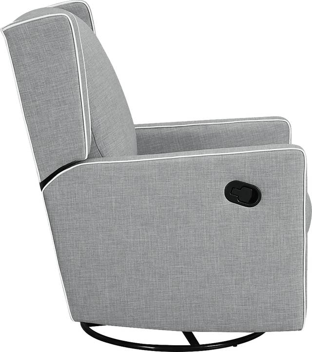 Nursery Innis Gray Swivel Glider Recliner - Thumbnail - Image 3