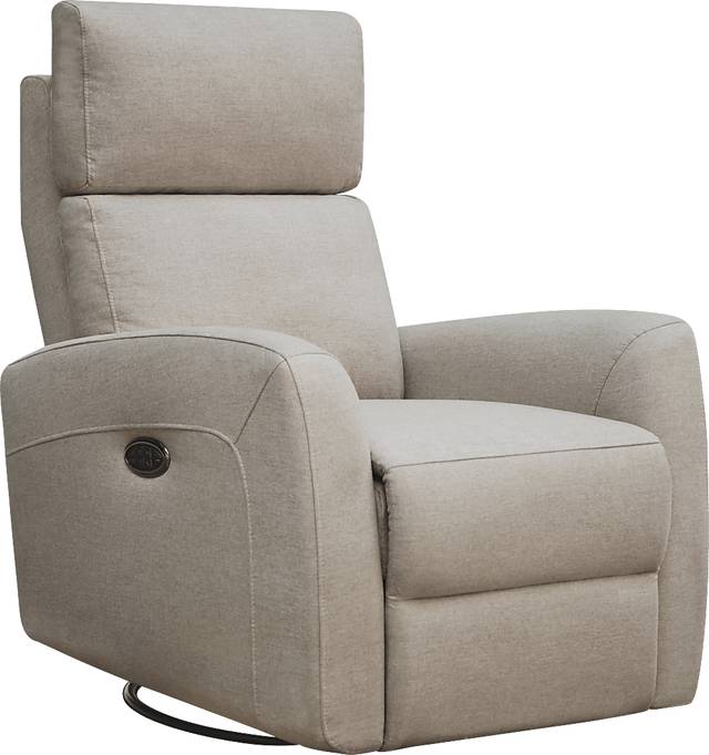 Nursery Kesden Sandstone Triple Power Swivel Glider Recliner - Thumbnail - Image 1