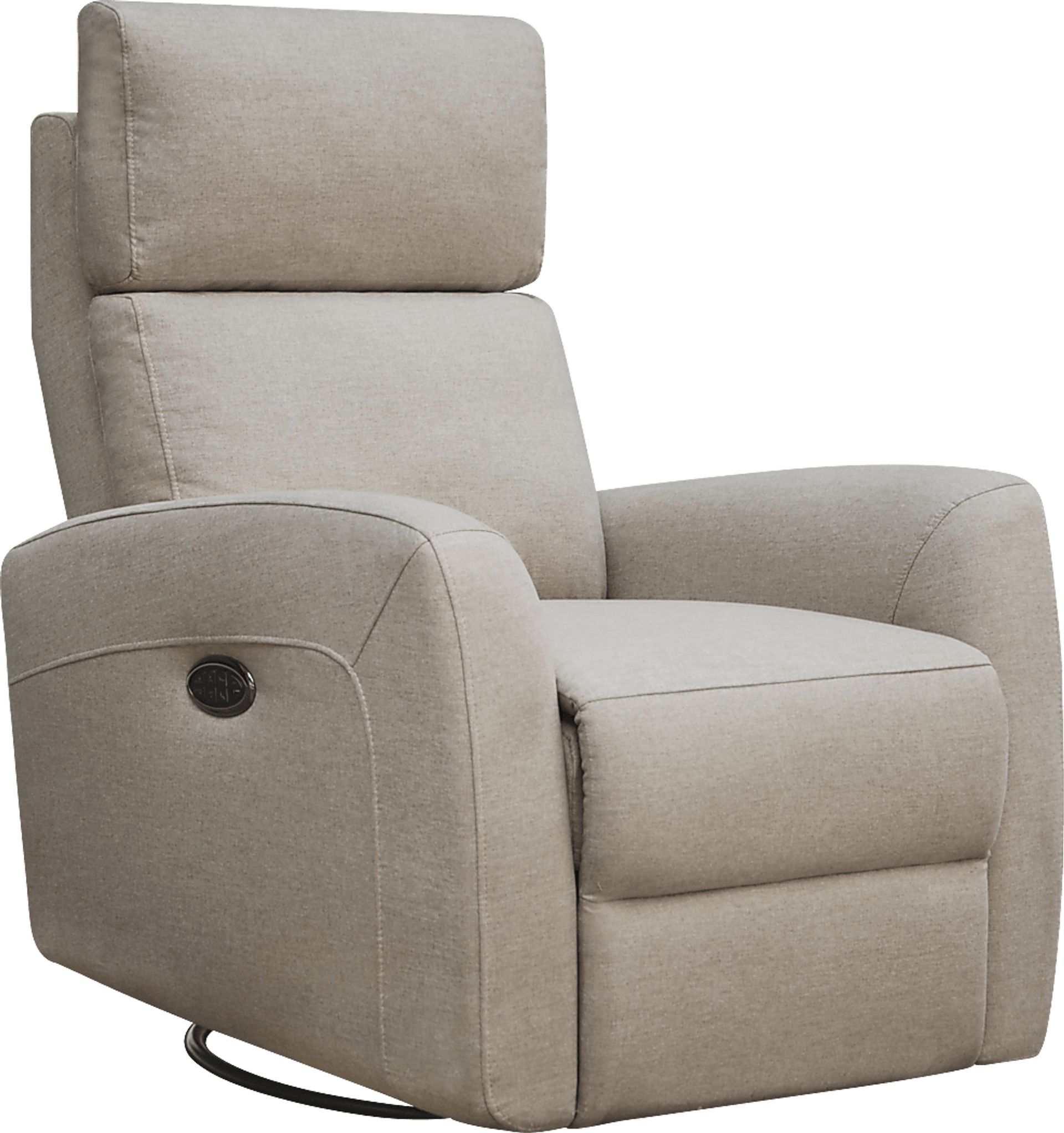 Nursery Kesden Sandstone Triple Power Swivel Glider Recliner - Image 1