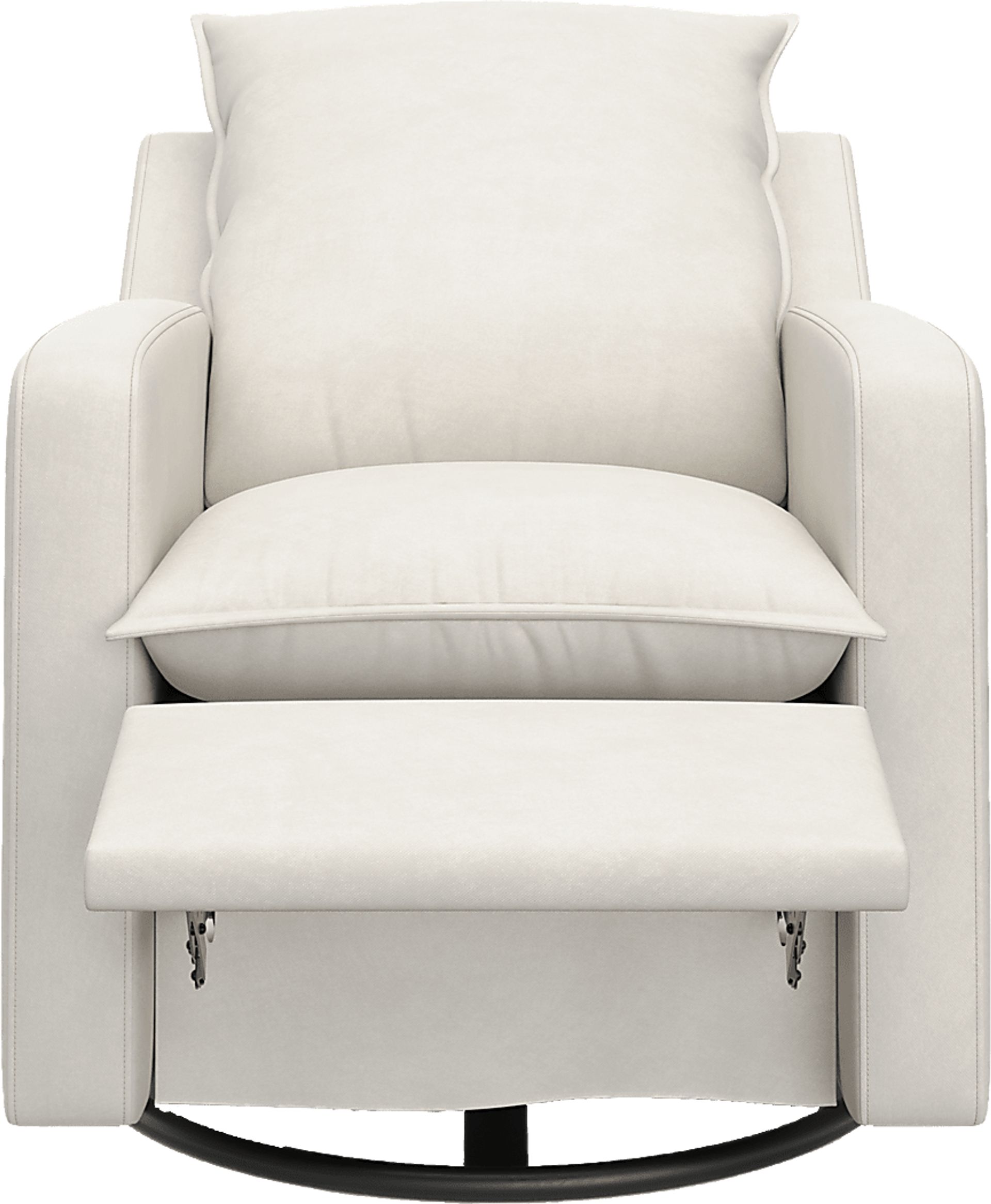 Nursery Kippar Ivory Swivel Glider Recliner - Image 6