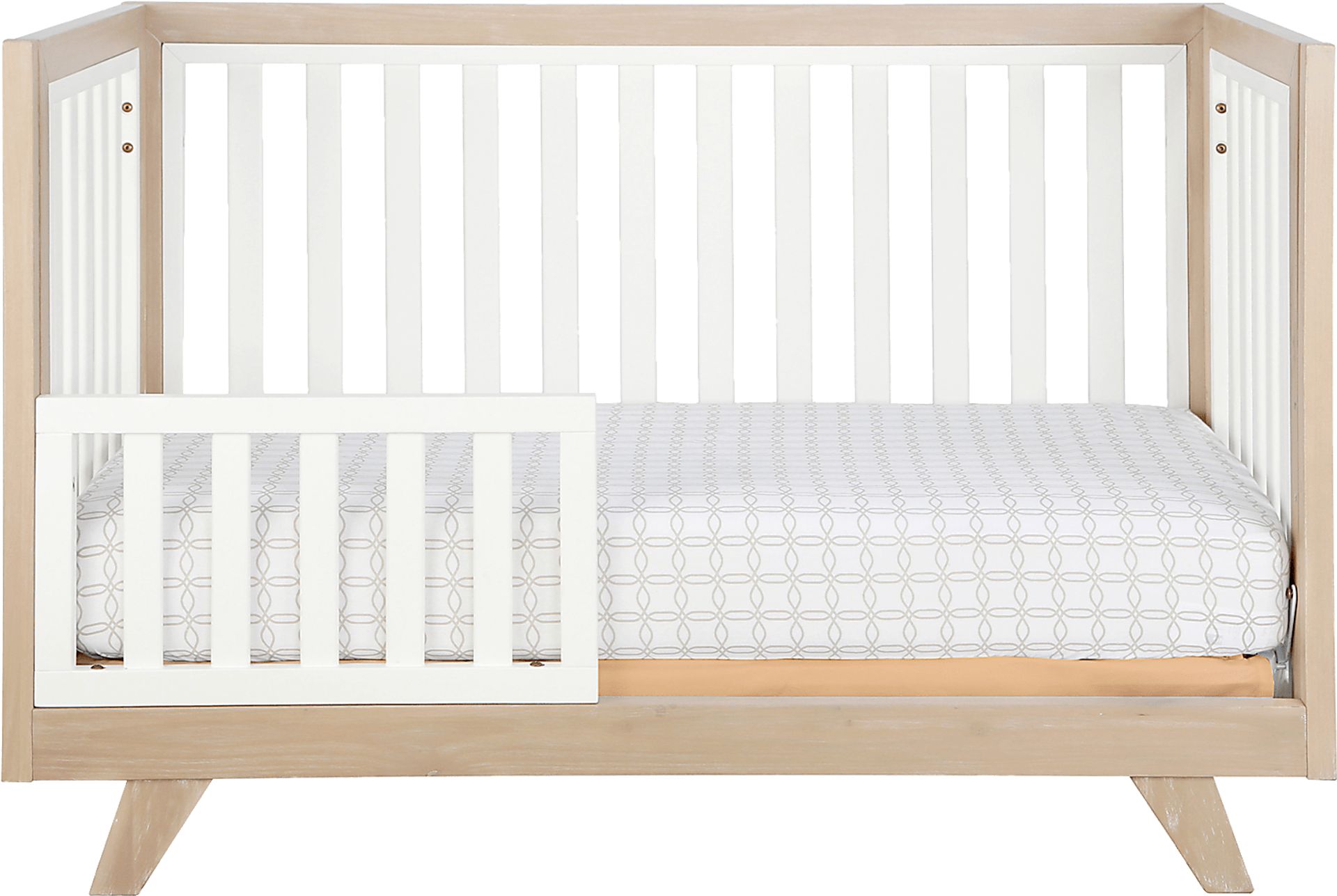Nursery Kloe Beige White Toddler Rail - Image 2
