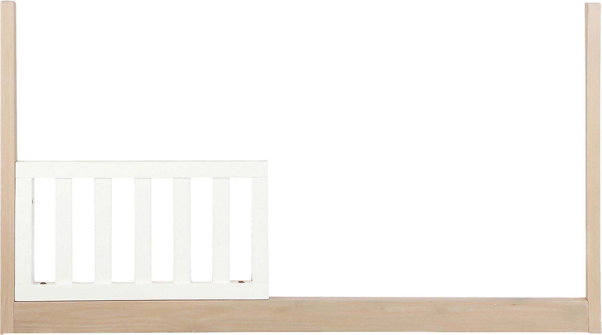 Nursery Kloe Beige White Toddler Rail - Image 1