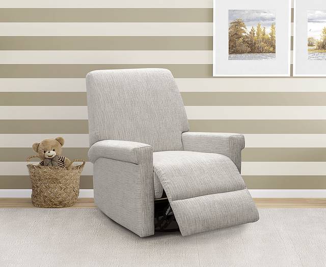 Nursery Lyrical Lullaby Ash Swivel Rocker Recliner - Thumbnail - Image 6