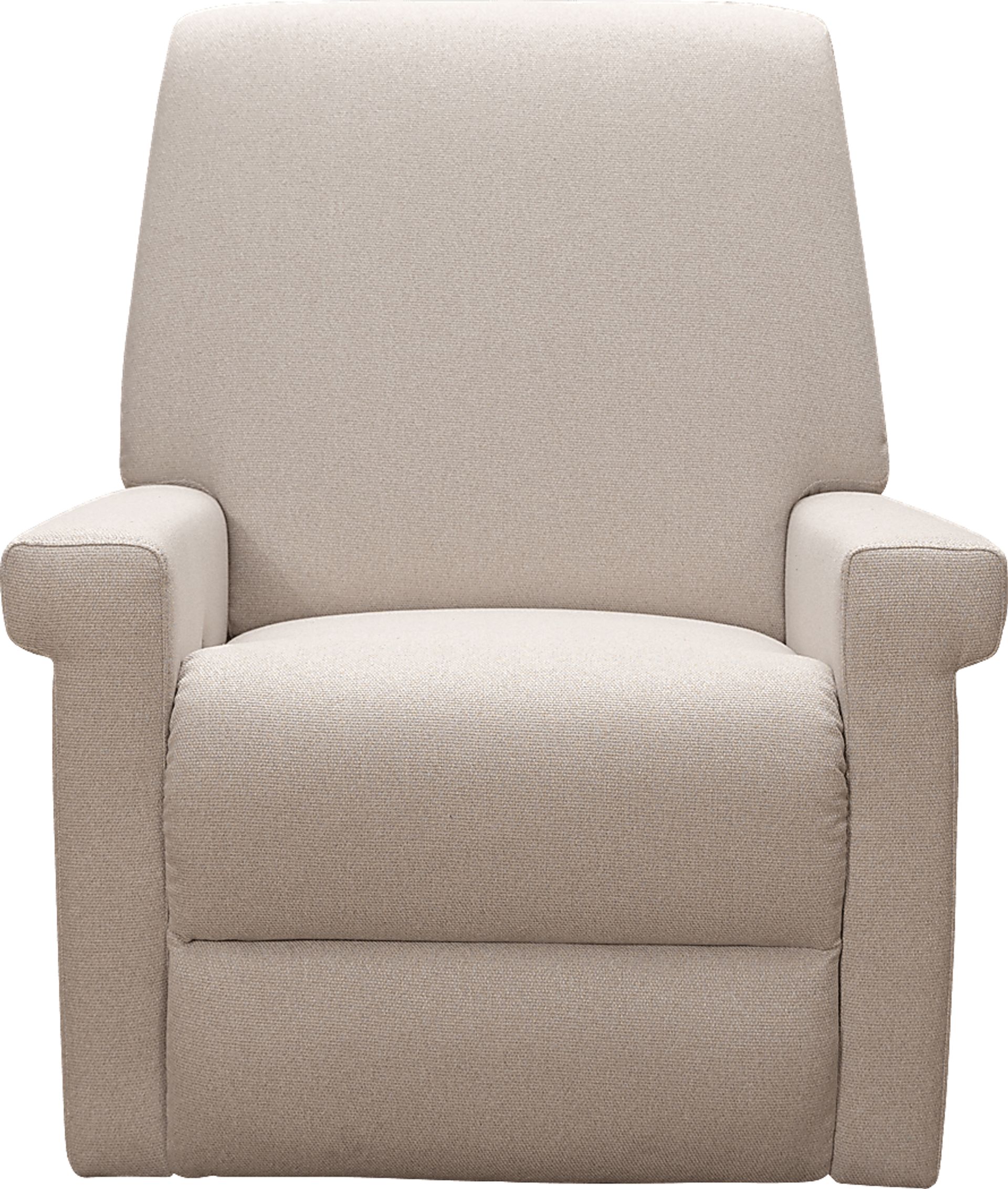 Nursery Lyrical Lullaby Beige Swivel Rocker Recliner - Image 2