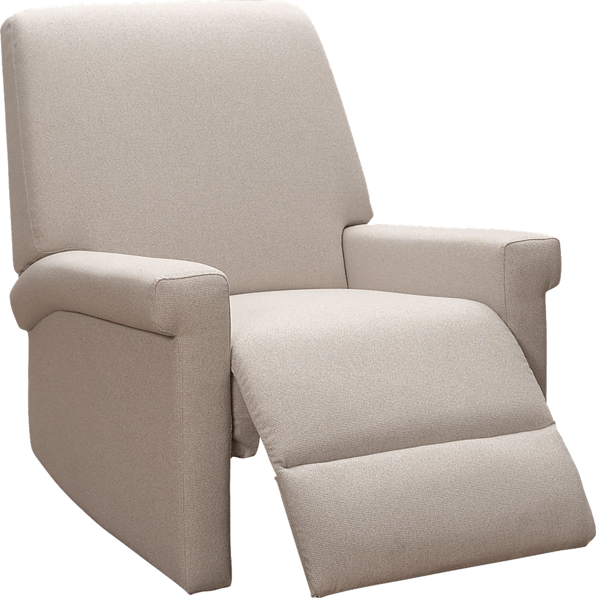 Nursery Lyrical Lullaby Beige Swivel Rocker Recliner - Image 1