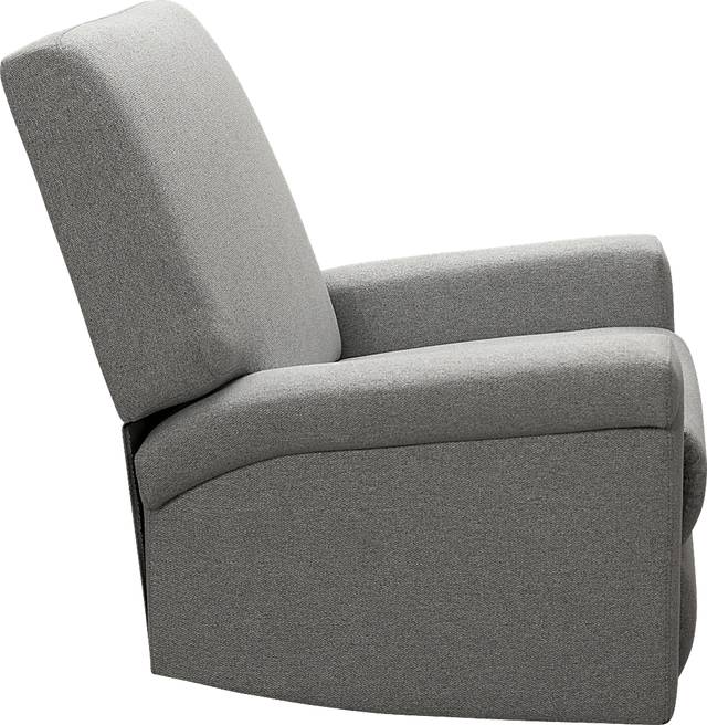 Nursery Lyrical Lullaby Gray Swivel Rocker Recliner - Thumbnail - Image 3