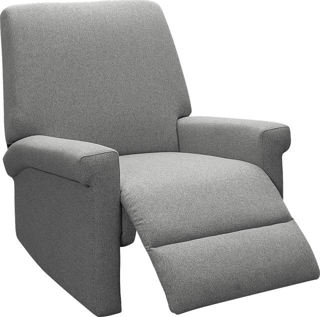 Nursery Lyrical Lullaby Gray Swivel Rocker Recliner - Thumbnail - Image 1
