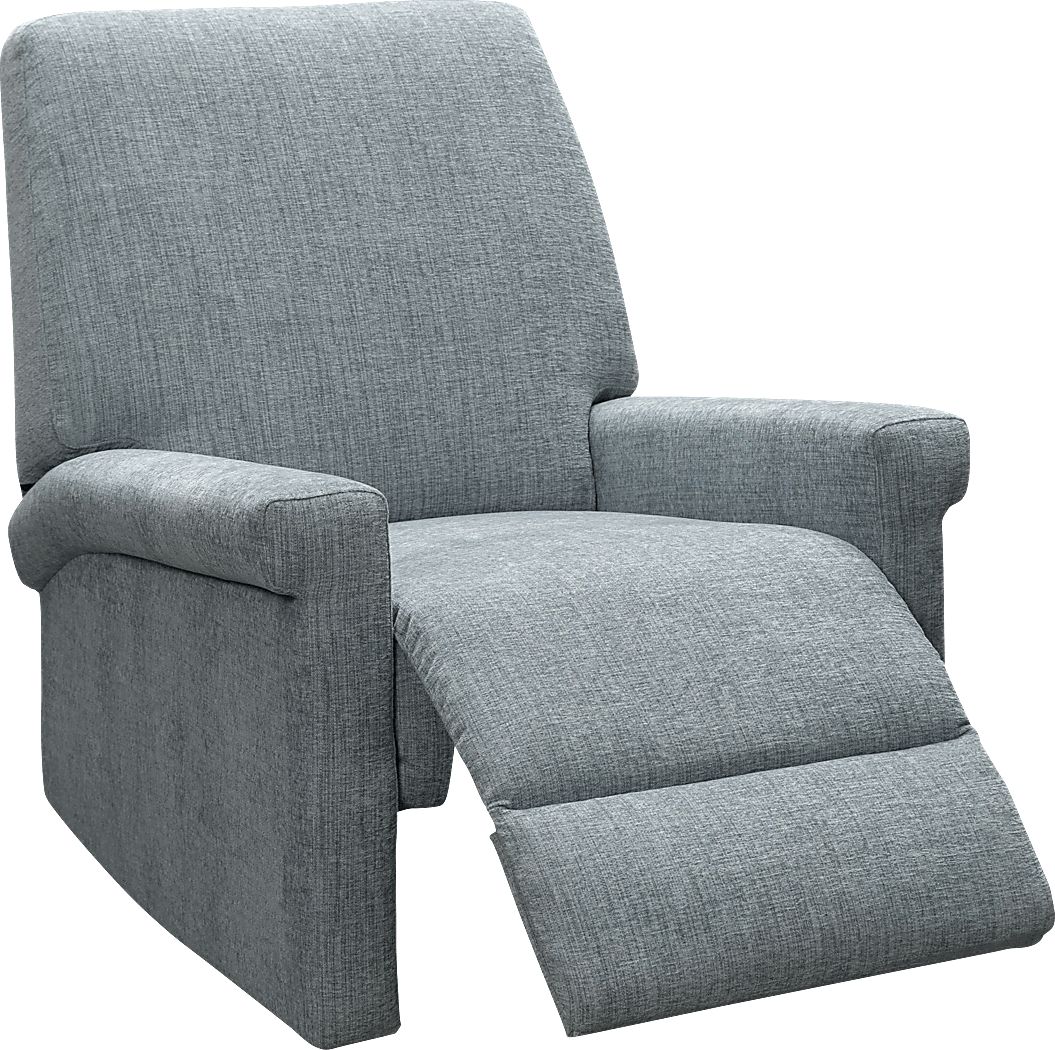 Nursery Lyrical Lullaby Teal Swivel Rocker Recliner Rooms To Go