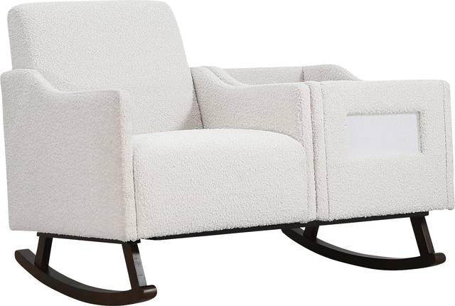 Nursery Oriano II Cream Rocker - Thumbnail - Image 2