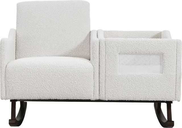 Nursery Oriano II Cream Rocker - Thumbnail - Image 1