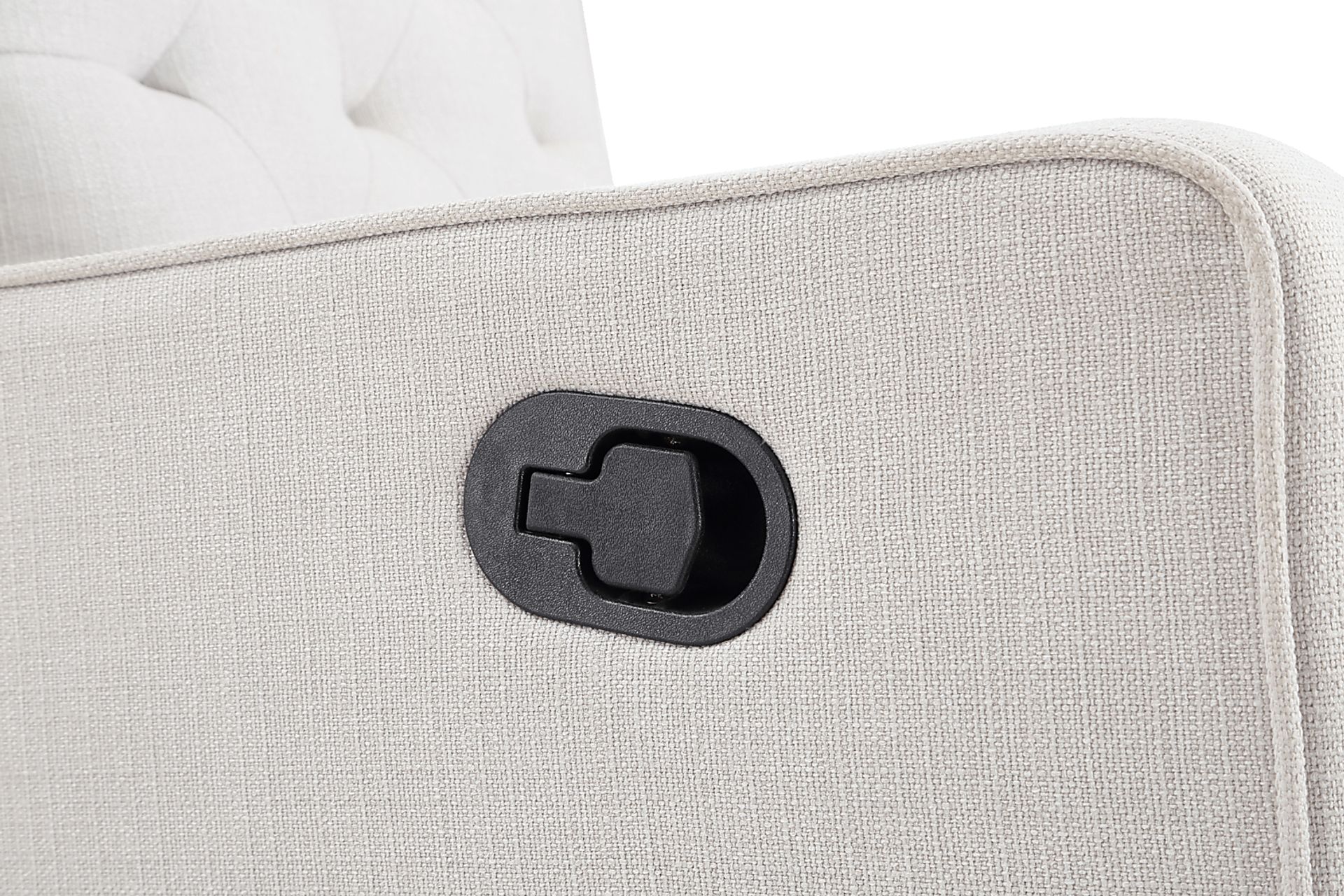Nursery Sheadon Light Gray Swivel Glider Recliner - Image 6