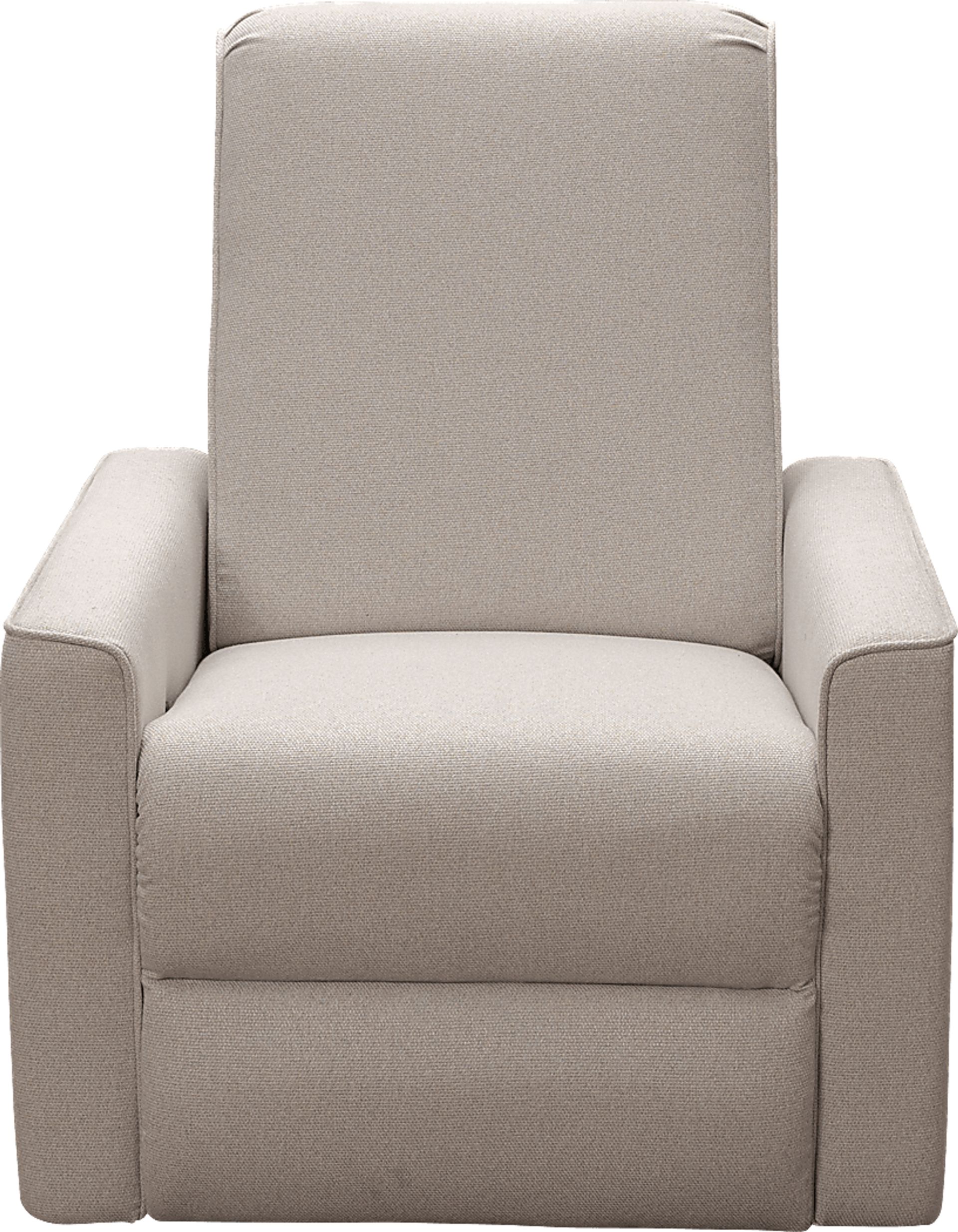 Nursery Sleepy Song Beige Swivel Rocker Recliner - Image 2