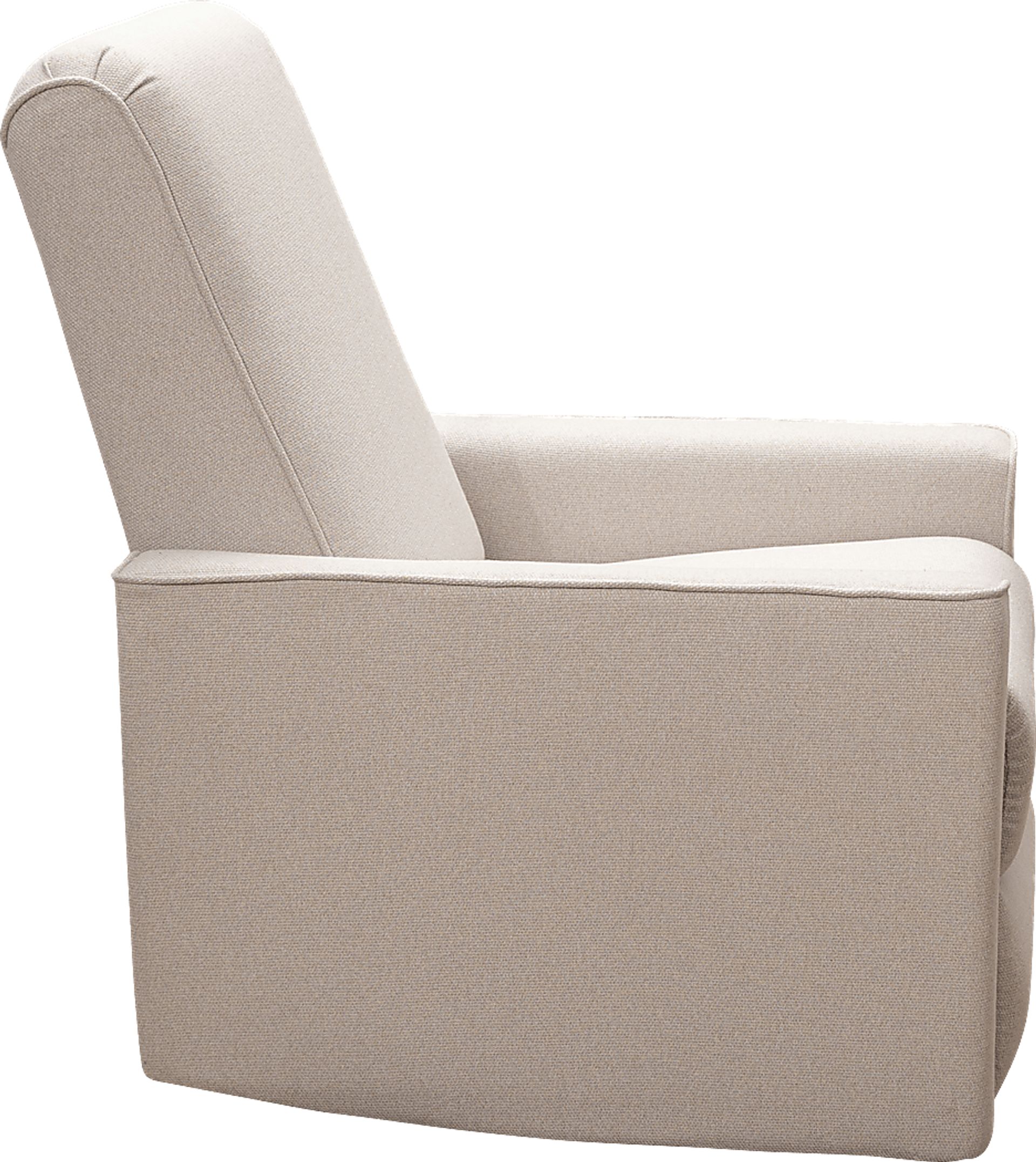 Nursery Sleepy Song Beige Swivel Rocker Recliner - Image 3