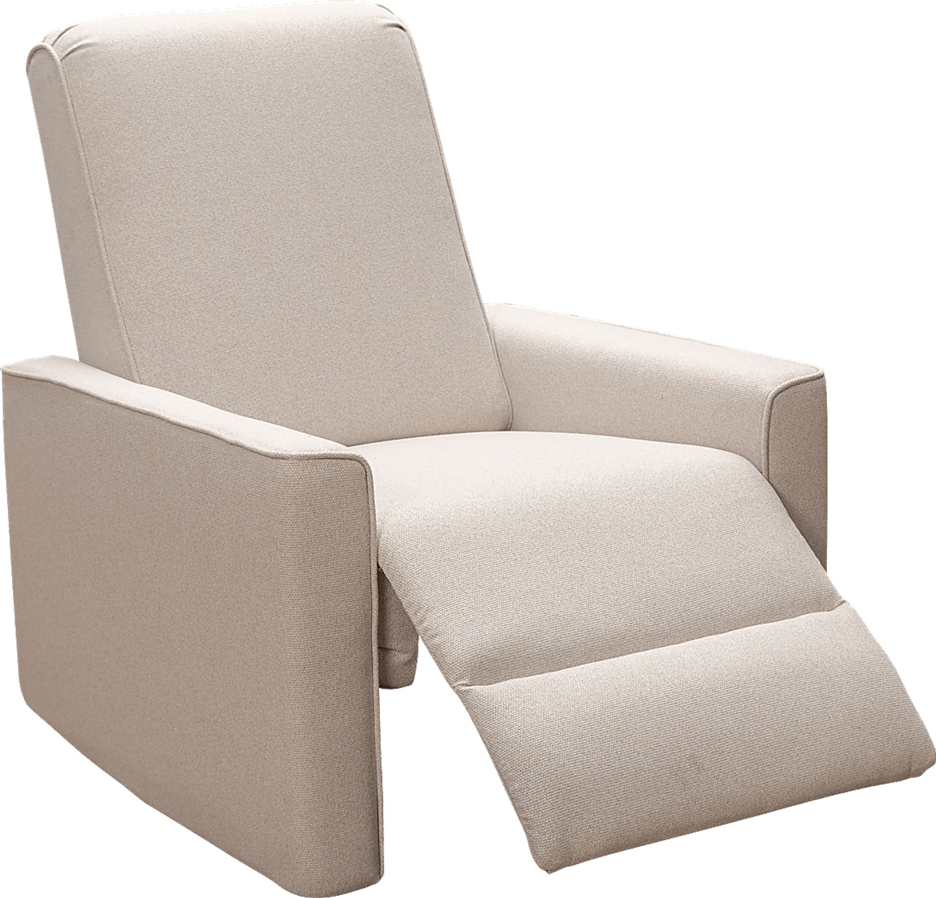 Nursery Sleepy Song Beige Swivel Rocker Recliner - Image 1