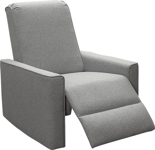 Nursery Sleepy Song Gray Swivel Rocker Recliner - Thumbnail - Image 1