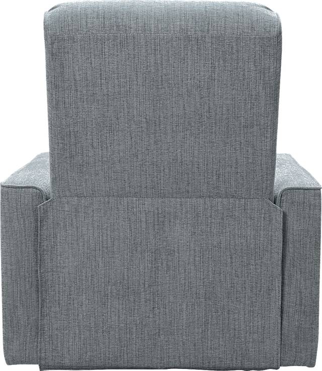 Nursery Sleepy Song Teal Swivel Rocker Recliner - Thumbnail - Image 3