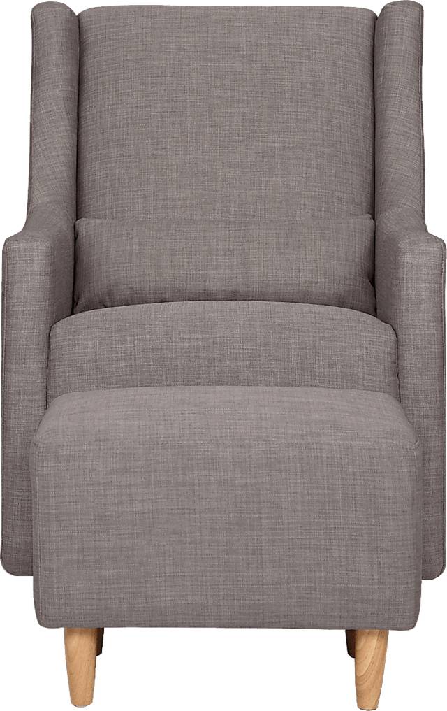 Nursery Sotto Serenade Gray Swivel Glider and Ottoman - Thumbnail - Image 4