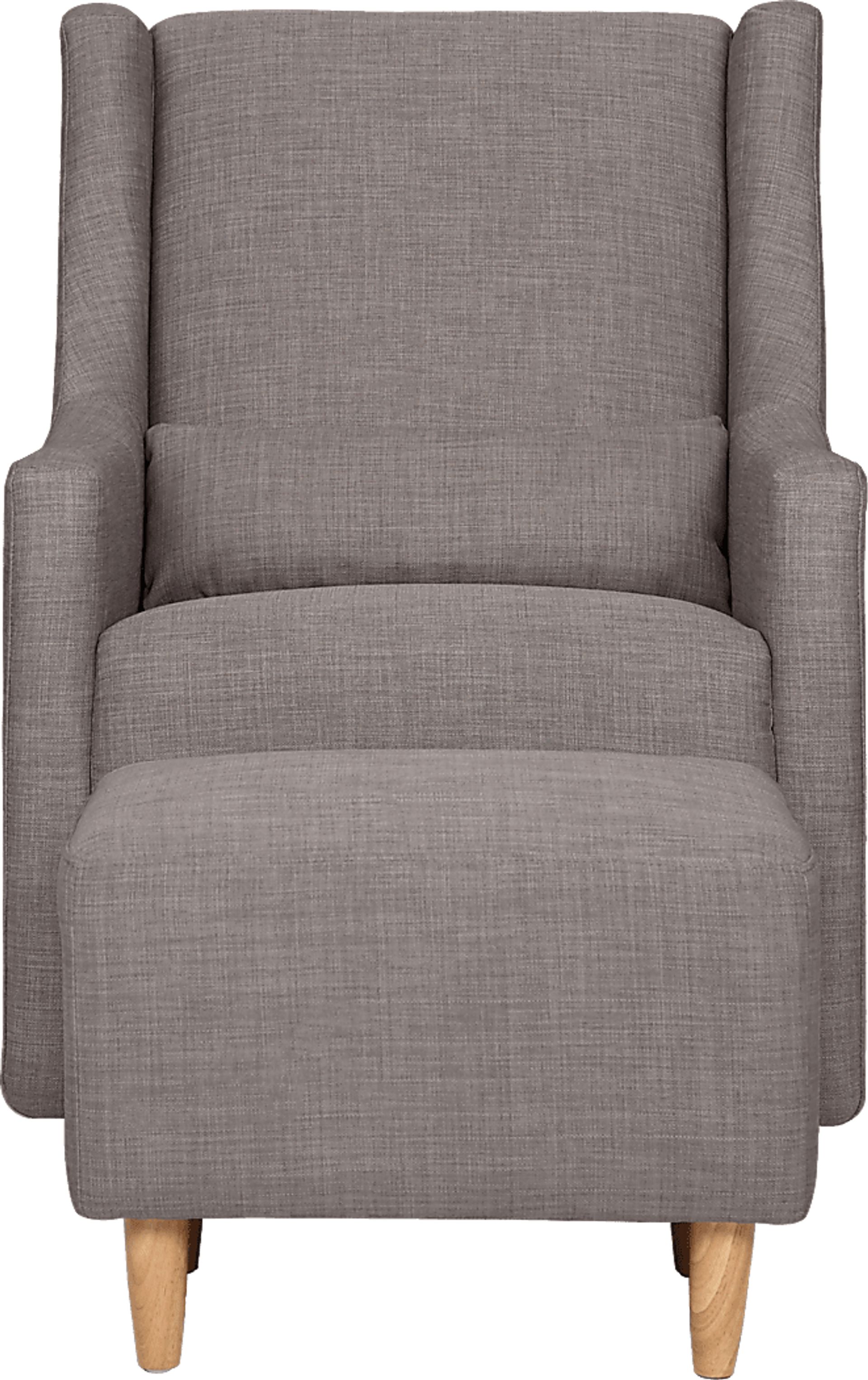Nursery Sotto Serenade Gray Swivel Glider and Ottoman - Image 4