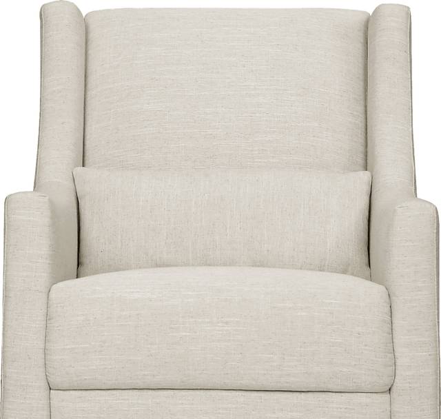 Nursery Sotto Serenade White Swivel Glider and Ottoman - Thumbnail - Image 6
