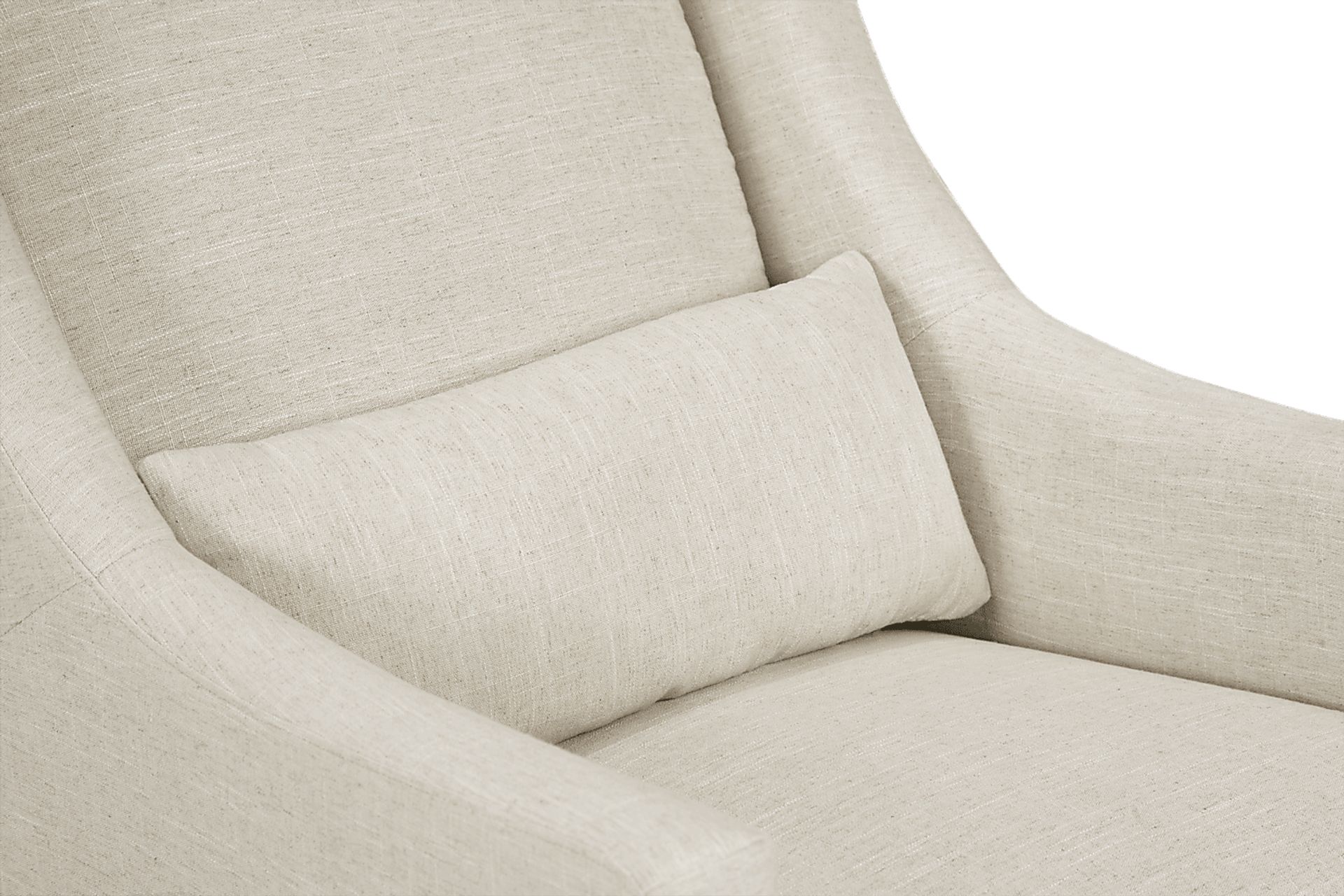 Nursery Sotto Serenade White Swivel Glider and Ottoman - Image 7