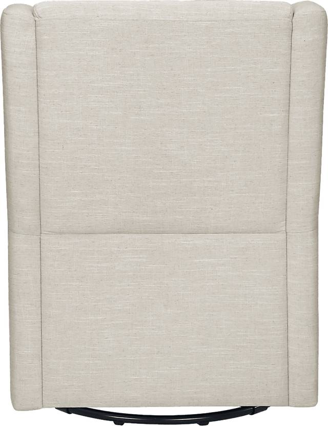 Nursery Sotto Serenade White Swivel Glider and Ottoman - Thumbnail - Image 9