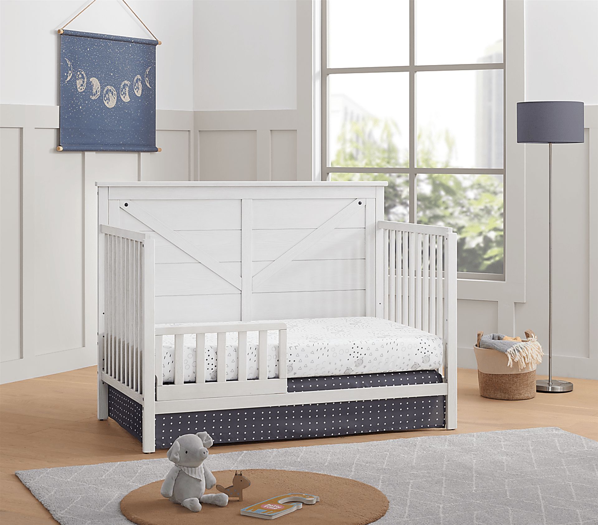 Nursery Sulon White Toddler Rail - Image 2
