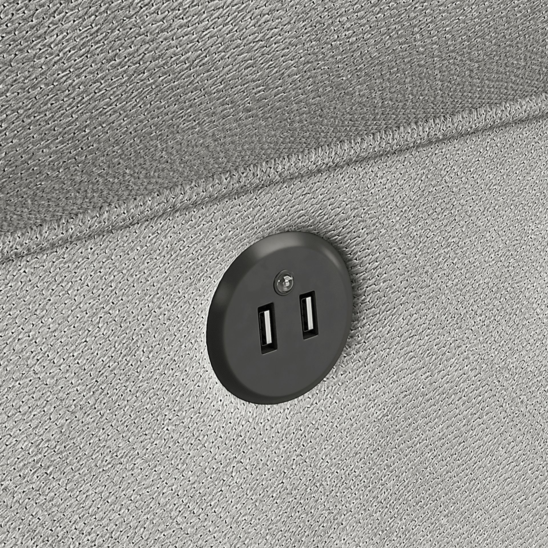 Nursery Taylan Gray Swivel Glider Recliner - Image 3