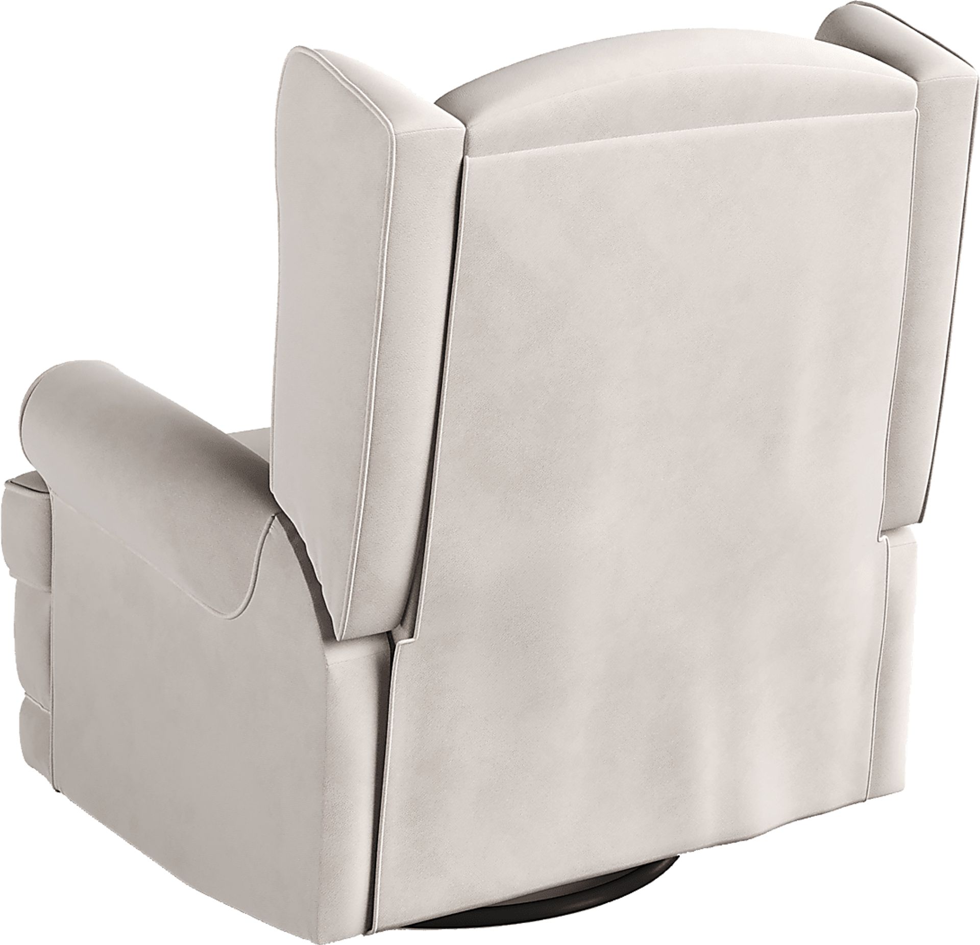 Nursery Taylan Ivory Swivel Glider Recliner - Image 5