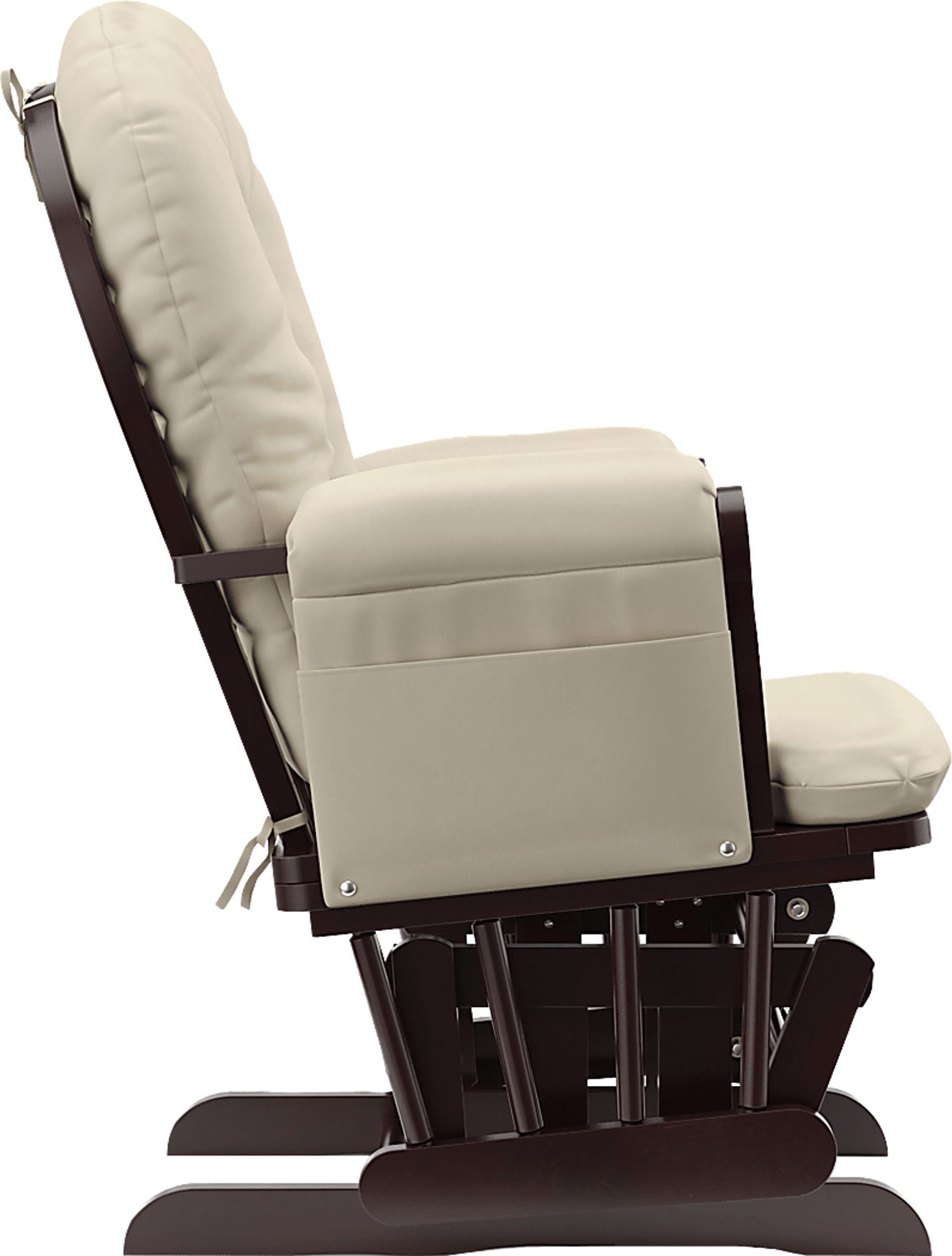 Nursery Vaibia Beige Glider & Ottoman - Image 4