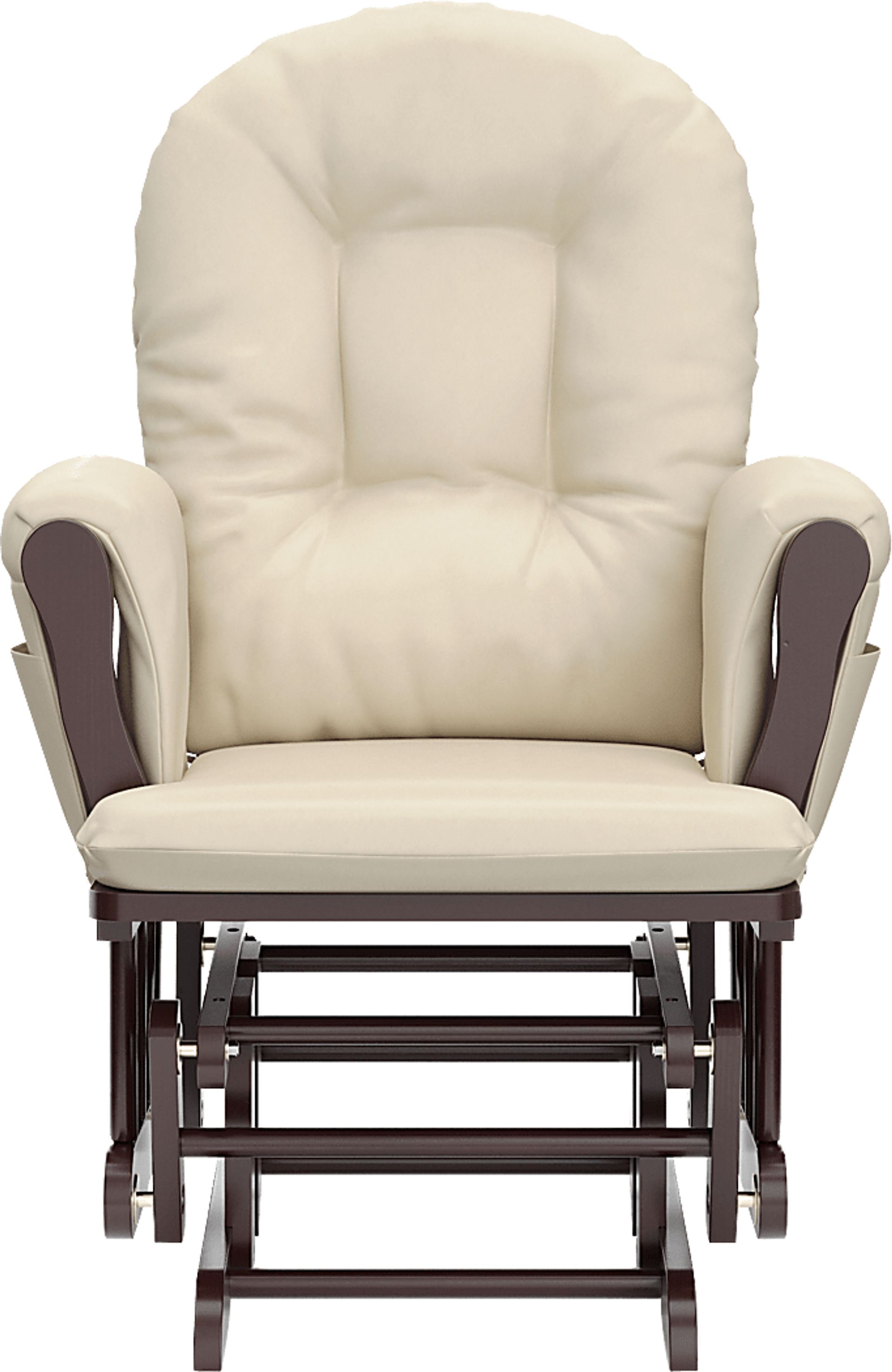 Nursery Vaibia Beige Glider & Ottoman - Image 5