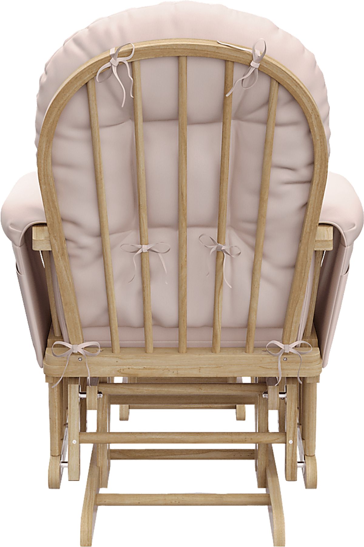 Vaibia Natural,Pink Beige,Pink,White Glider & Ottoman | Rooms to Go