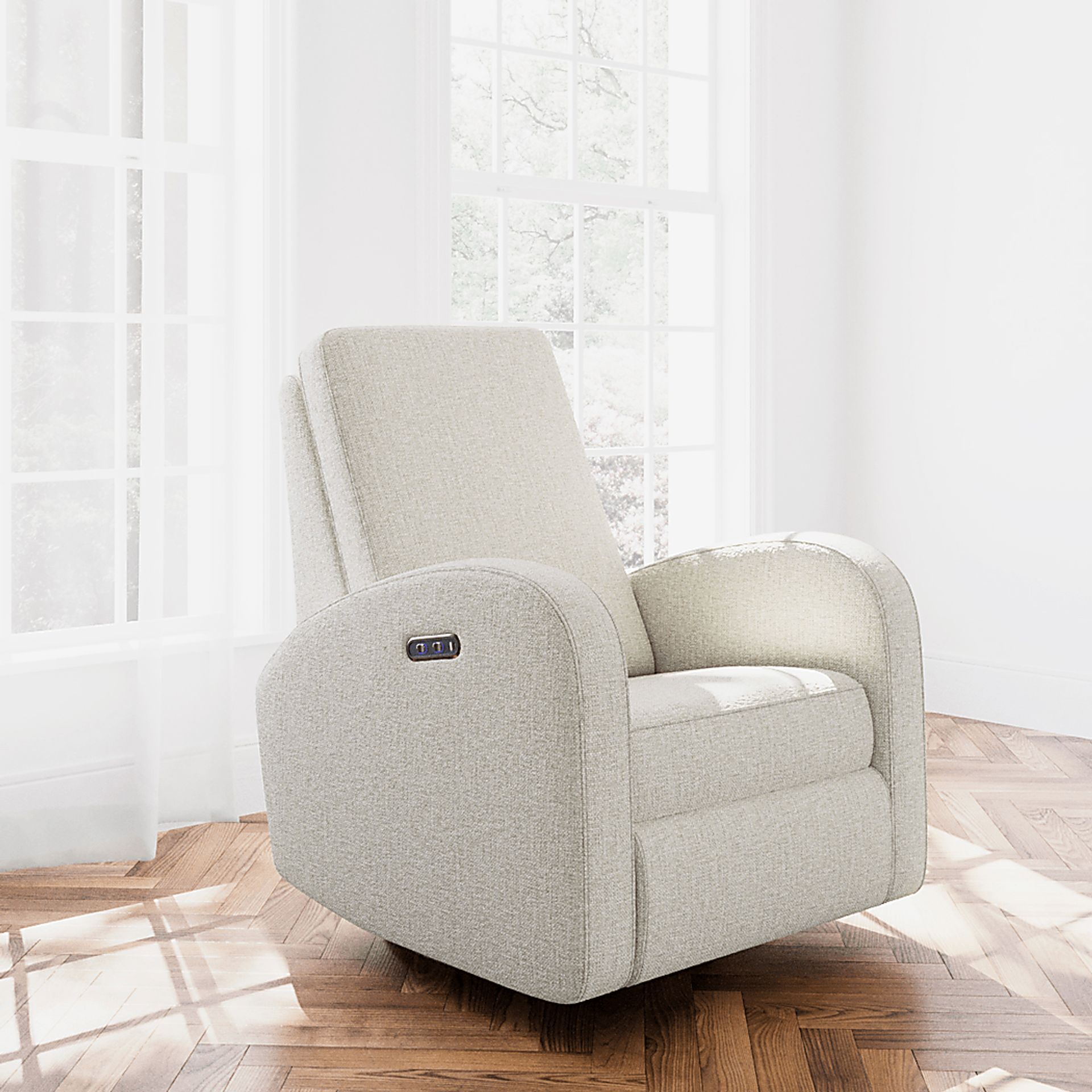 Nursery Vexari Beige Swivel Glider - Image 3