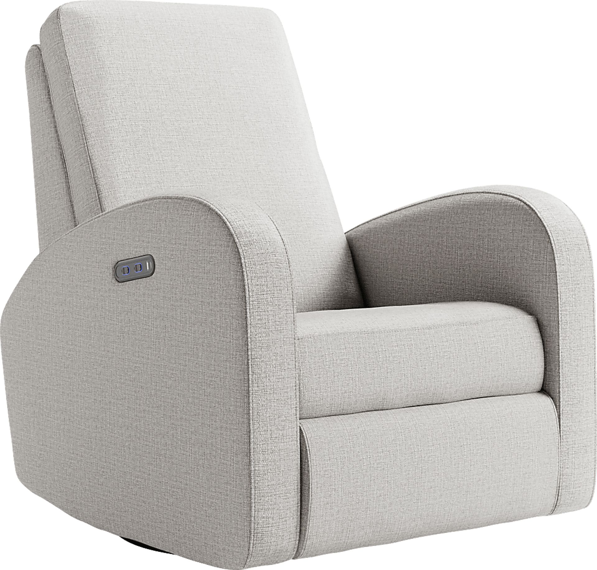 Nursery Vexari Gray Swivel Glider - Image 1