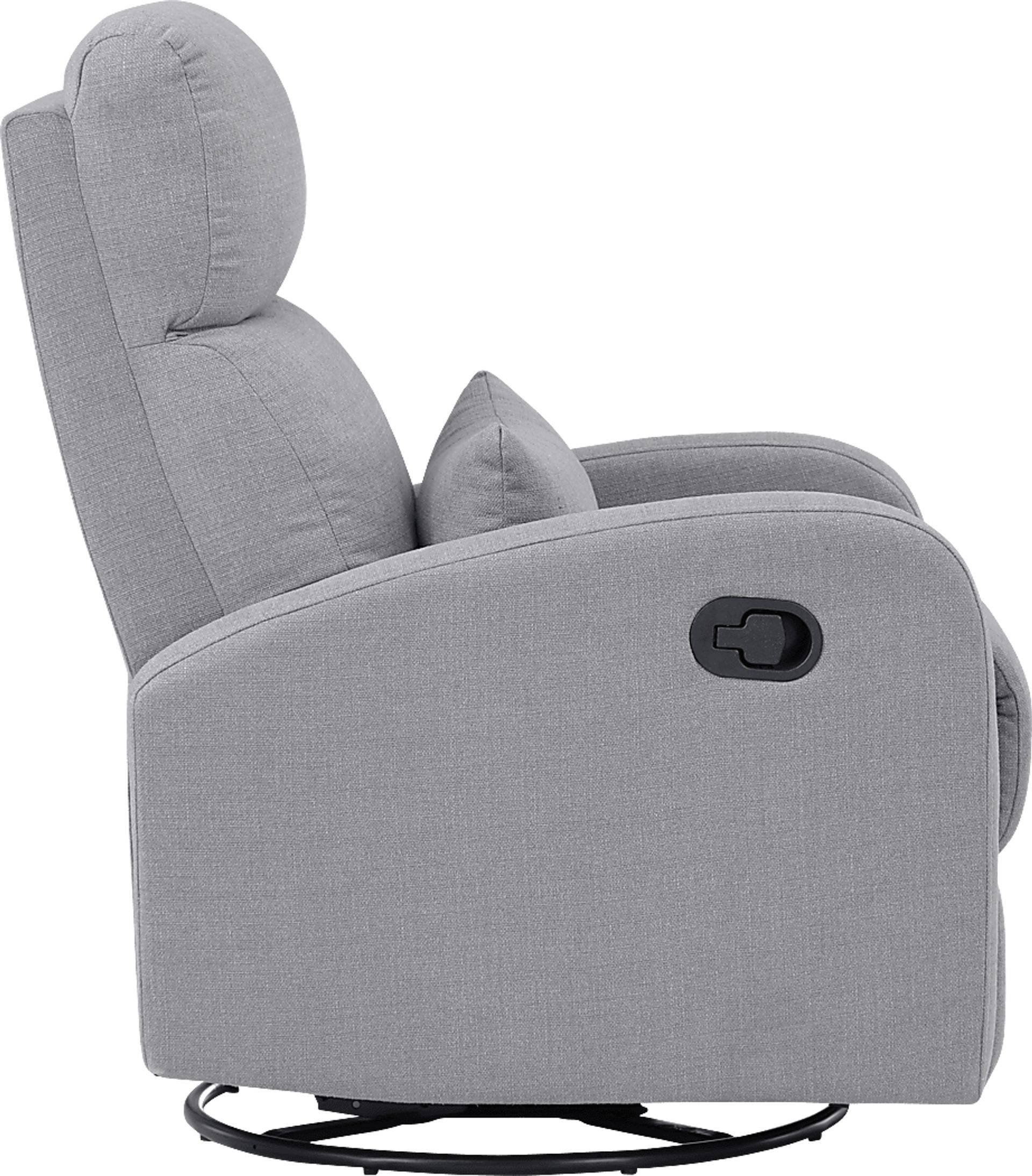 Nursery Winora Gray Swivel Glider Recliner - Image 4
