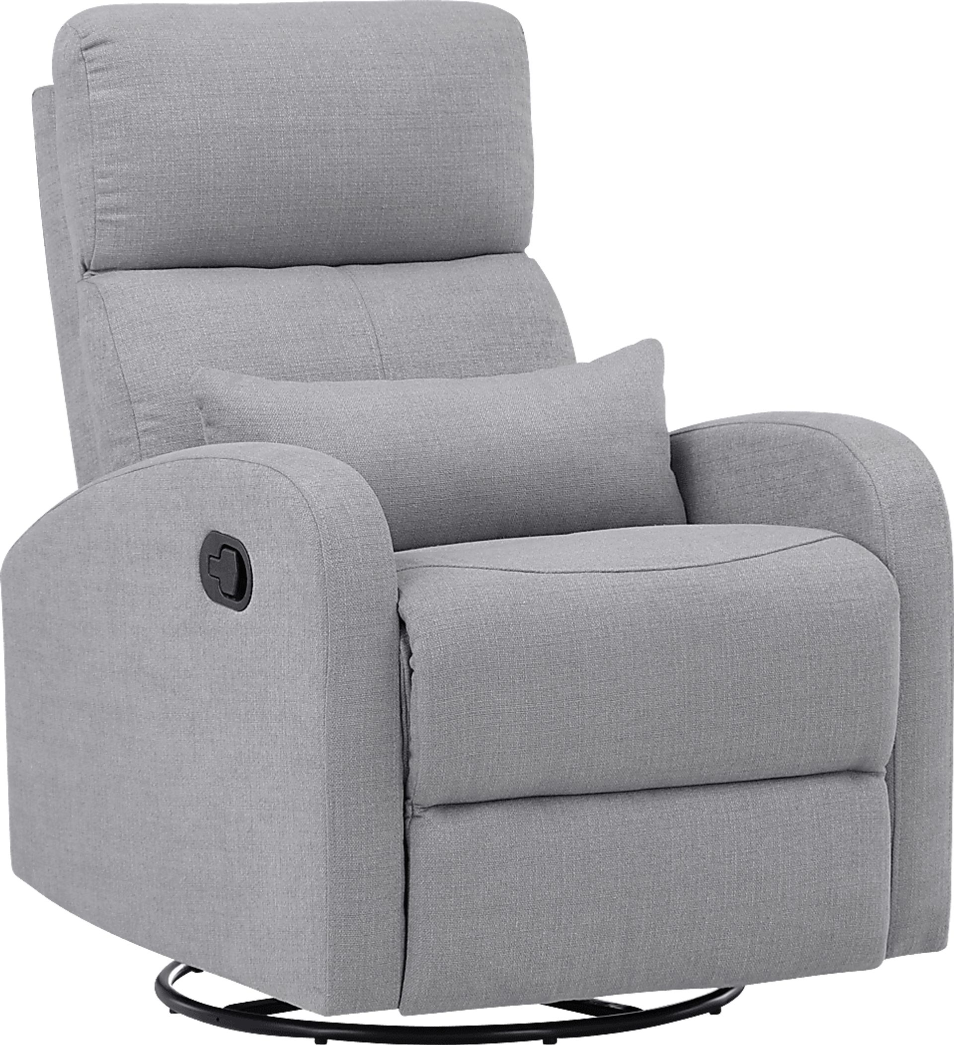 Nursery Winora Gray Swivel Glider Recliner - Image 1