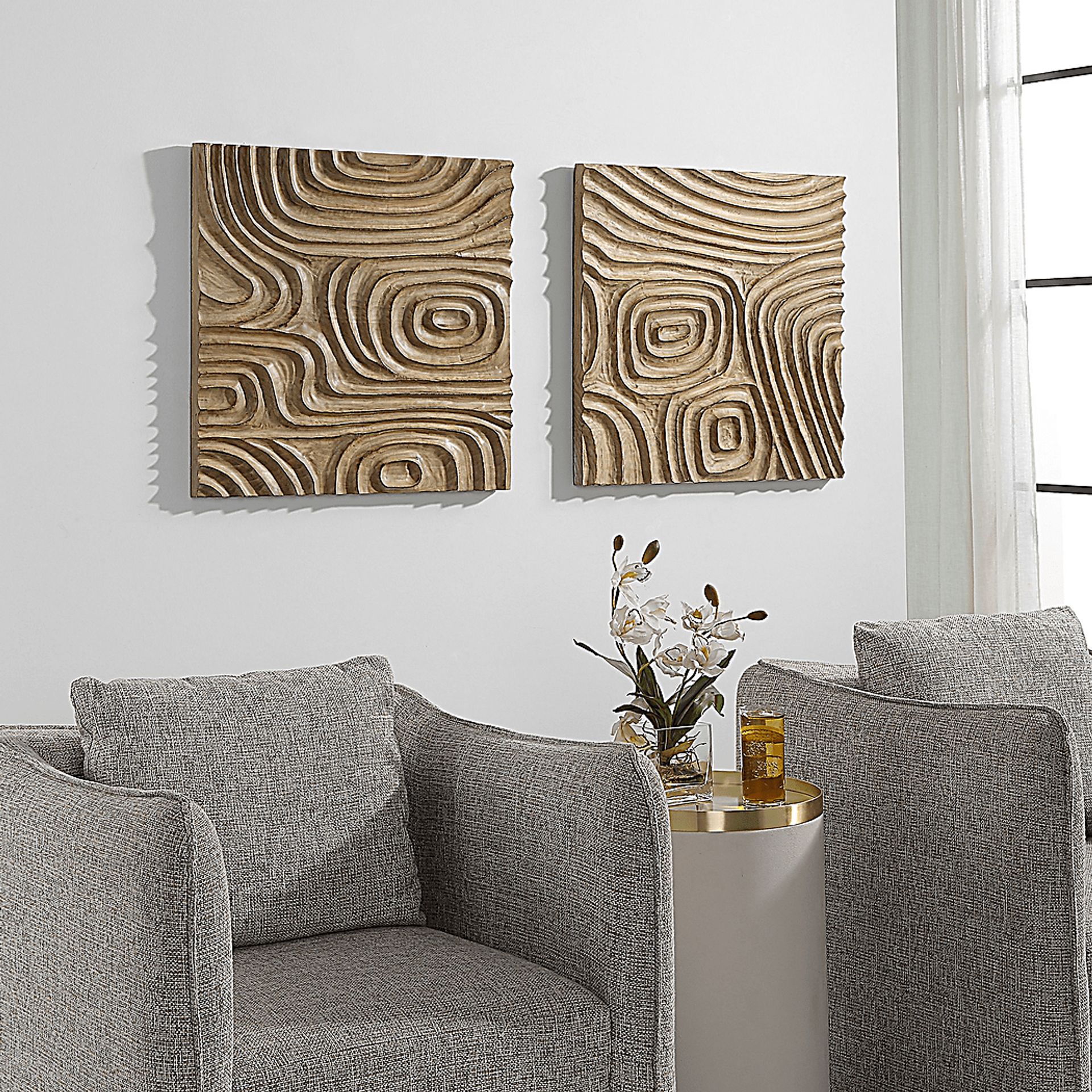 Nury Natural Wall Decor, Set of 2 - Image 2